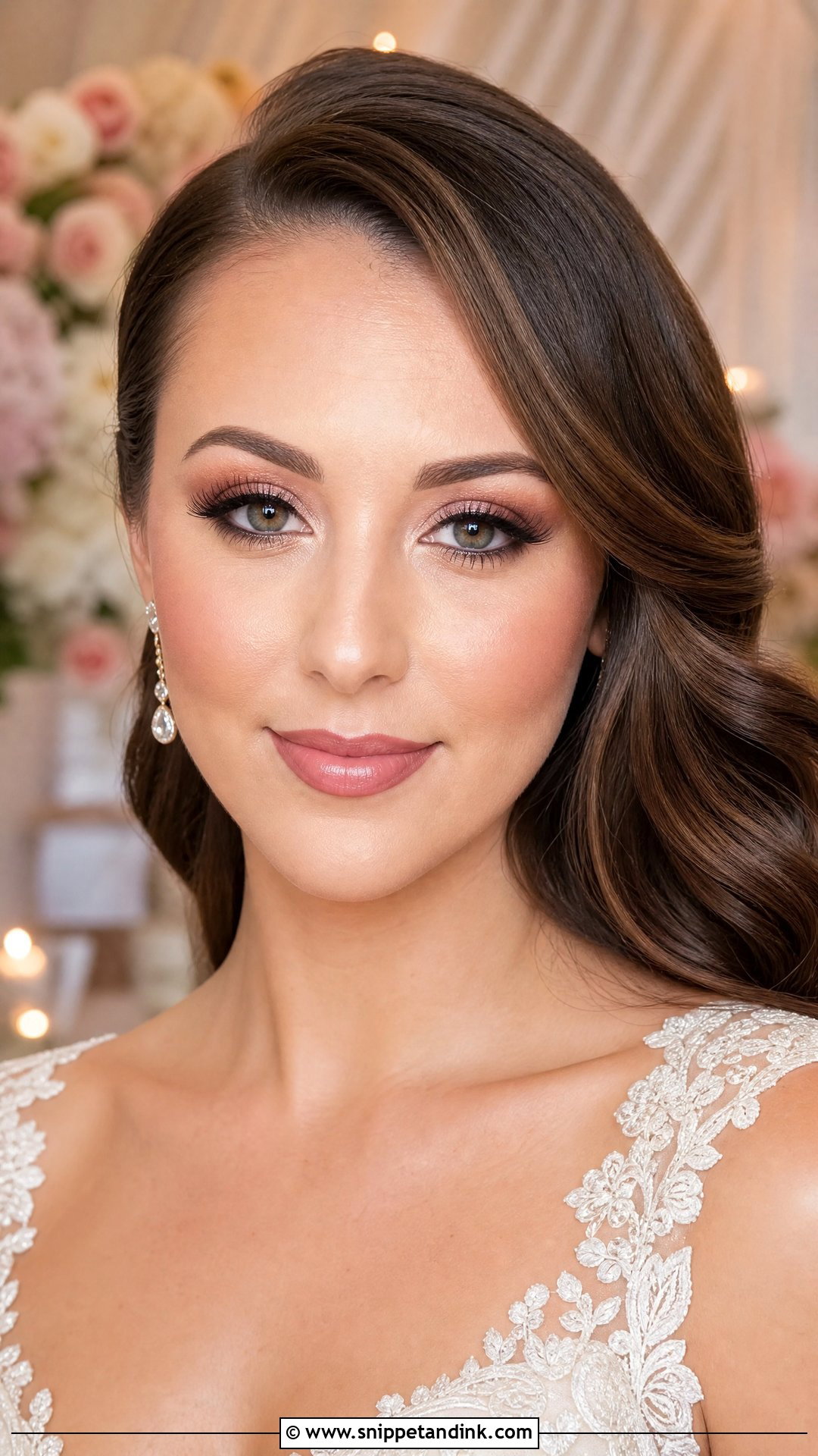 Pink And Brown Bridal Makeup - Snippet and Ink - 25 Pink Bridal Makeup Looks