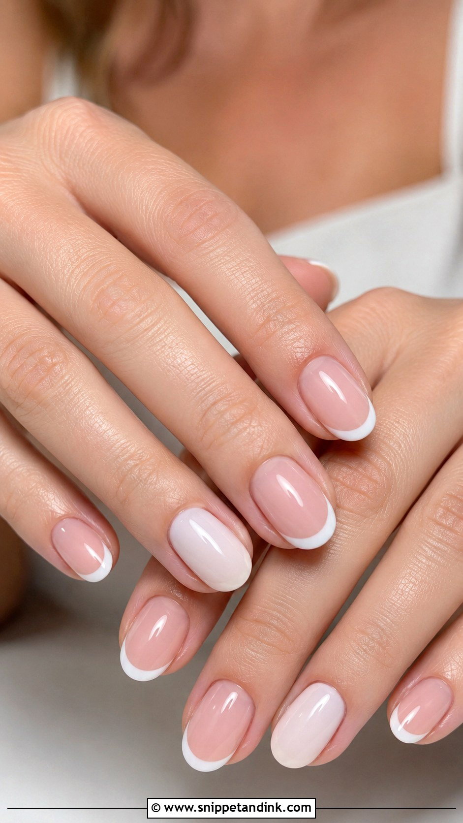 Pink And White Heart Wedding Nails - Snippet and Ink - 20 Pink and White Wedding Nails