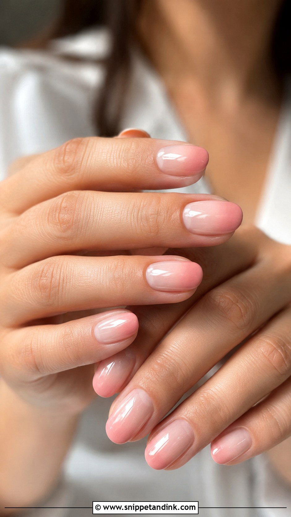 Pink And White Ombre Wedding Nails - Snippet and Ink - 20 Ombre Nails for Wedding
