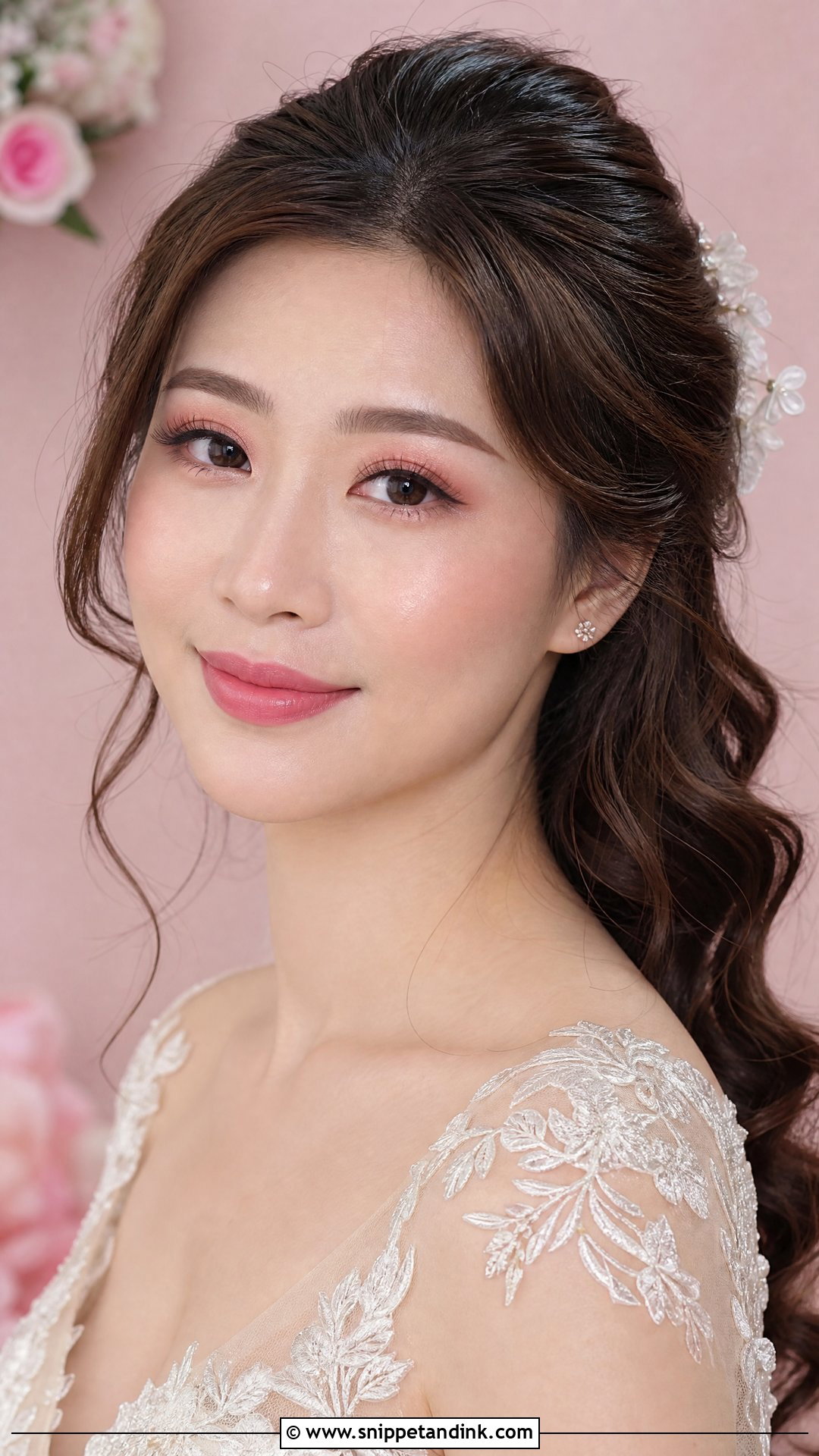 Pink Asian Bridal Makeup - Snippet and Ink - 25 Wedding Makeup for Asian Brides
