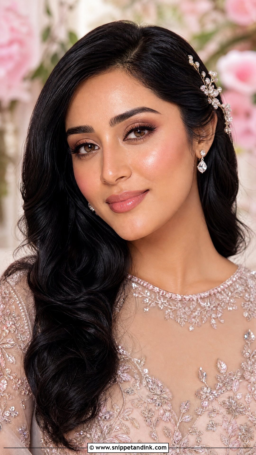 Pink Asian Bridal Makeup - Snippet and Ink - 20 Natural Asian Bridal Makeup Ideas
