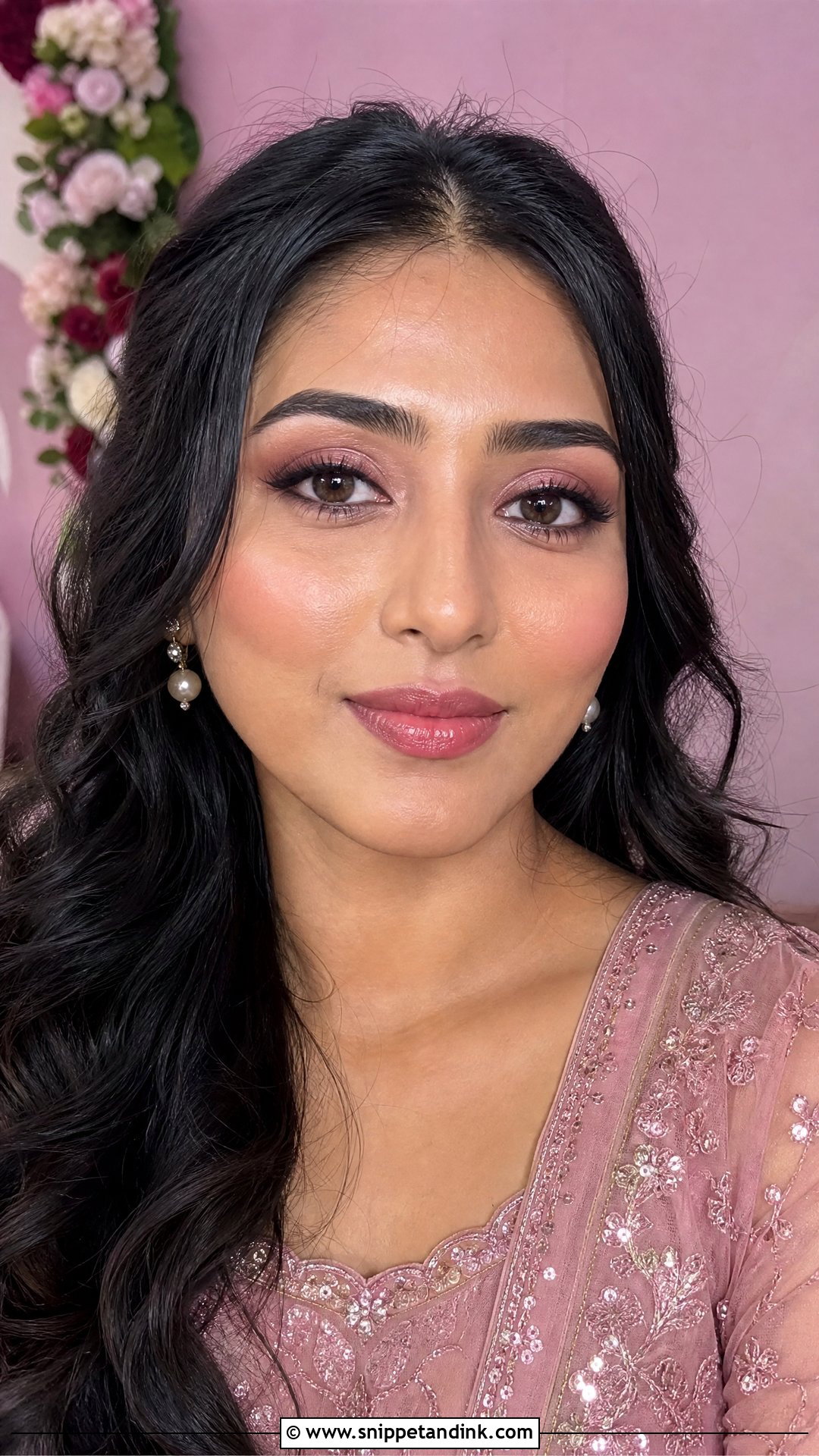 Pink Asian Wedding Guest Makeup - Snippet and Ink - 20 Asian Wedding Guest Makeup Ideas
