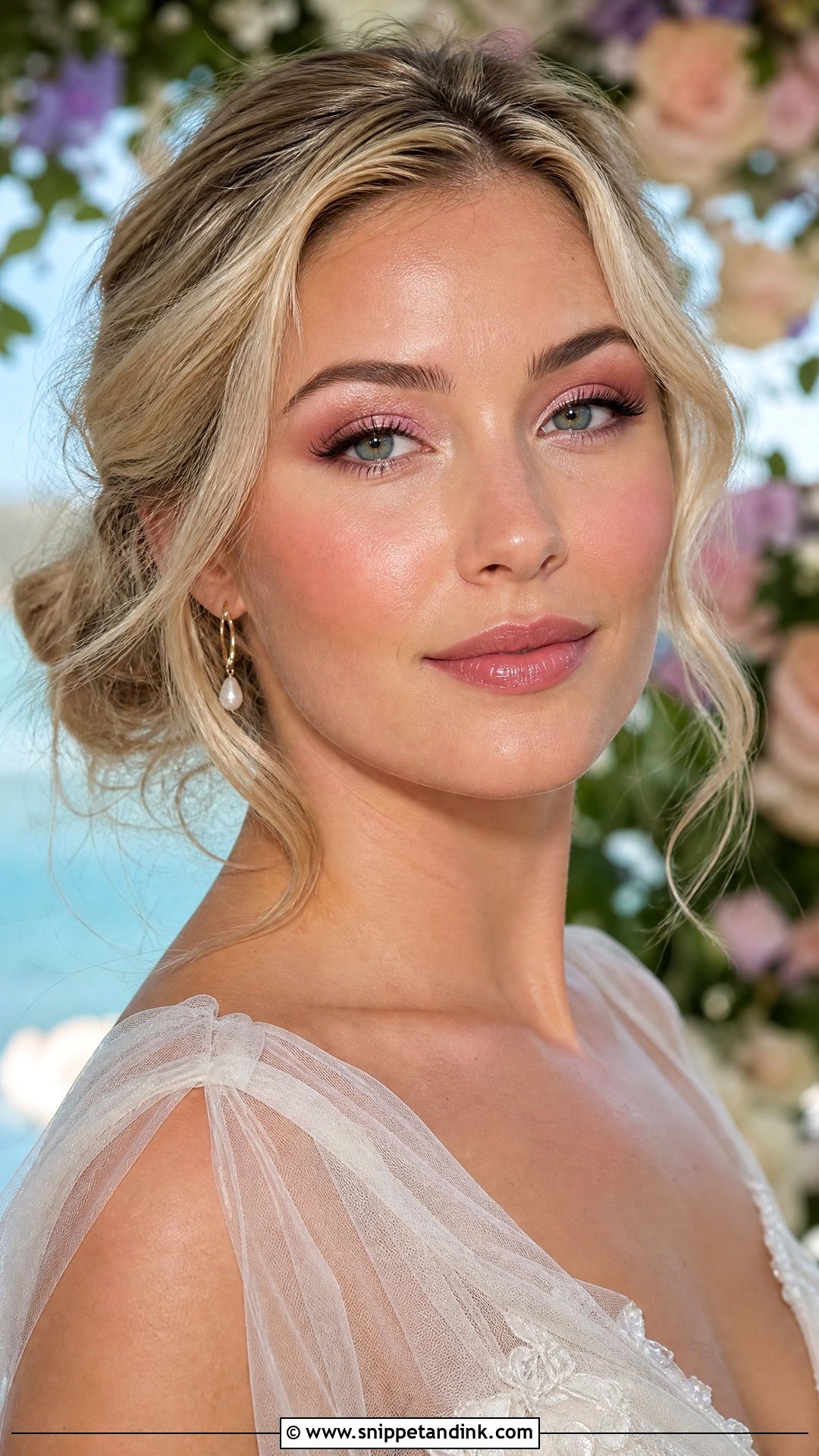 Pink Beach Wedding Makeup - Snippet and Ink - 25 Beach Wedding Makeup Ideas