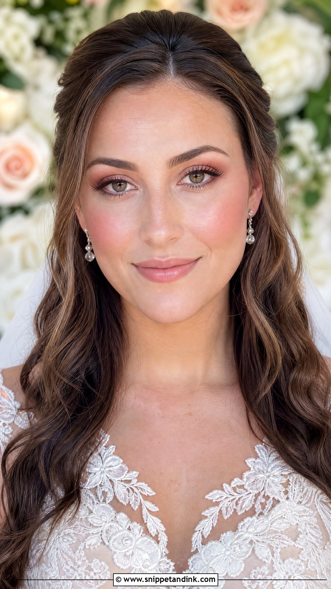 Pink Blush Bridal Makeup - Snippet and Ink - 25 Clean Bridal Makeup Ideas