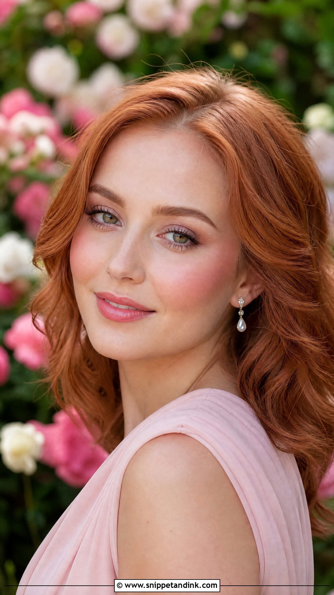 Pink Blush Garden Wedding Makeup - Snippet and Ink - 20 Garden Wedding Makeup Ideas