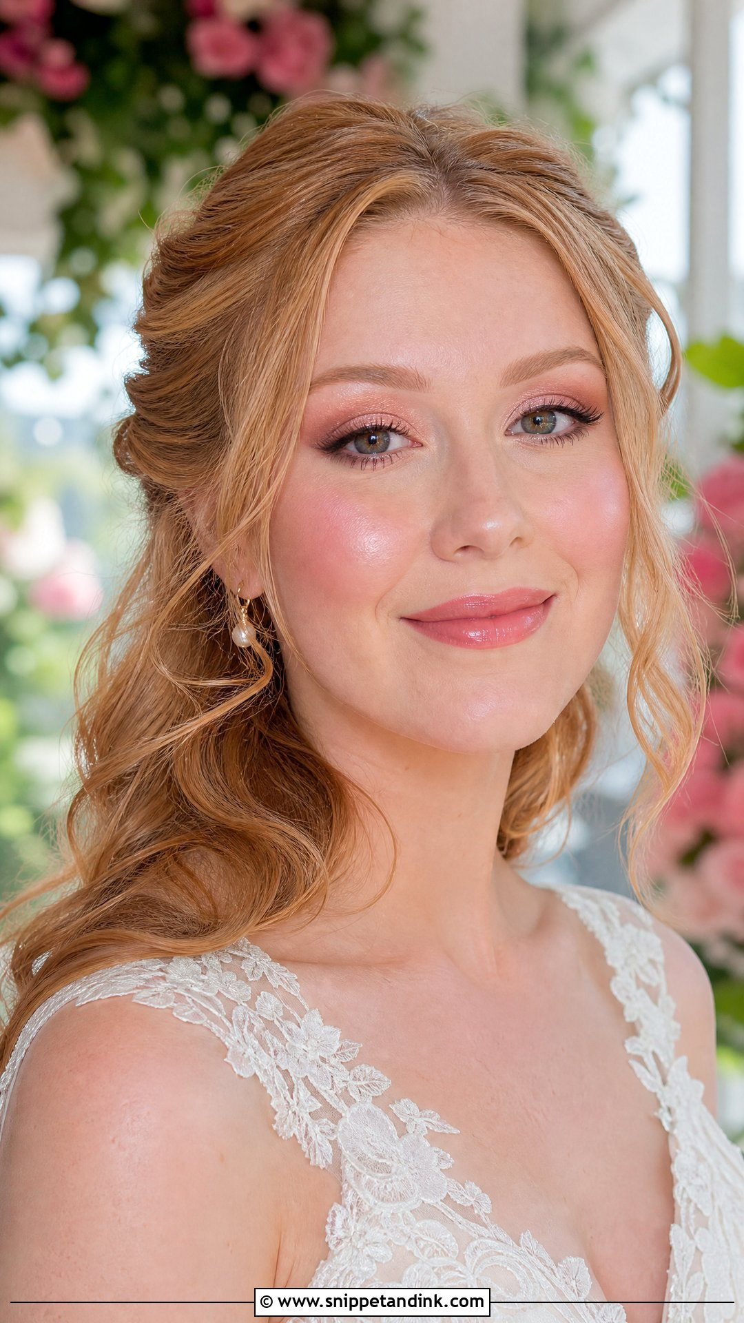 Pink Blush Pale Wedding Makeup - Snippet and Ink - 20 Pale Wedding Makeup Ideas