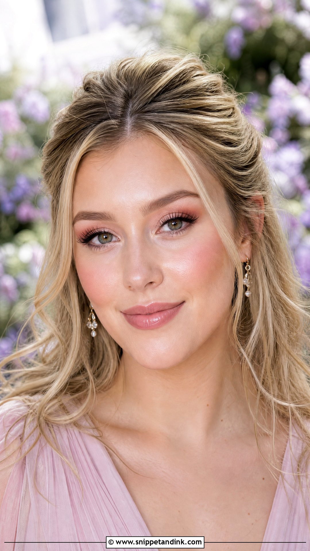 Pink Blush Wedding Makeup - Snippet and Ink - 25 Makeup Look for Wedding Ideas