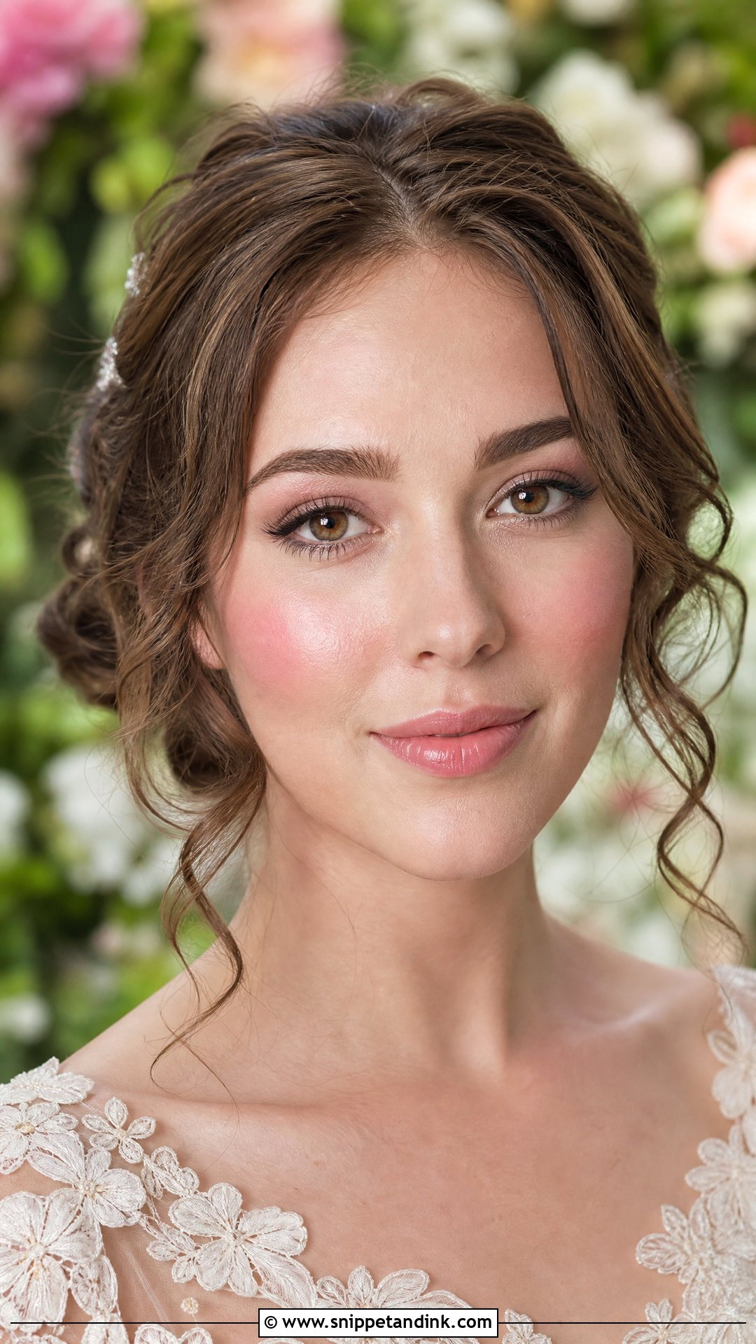 Pink Blush Wedding Makeup Look - Snippet and Ink - 25 Wedding Makeup Look Ideas