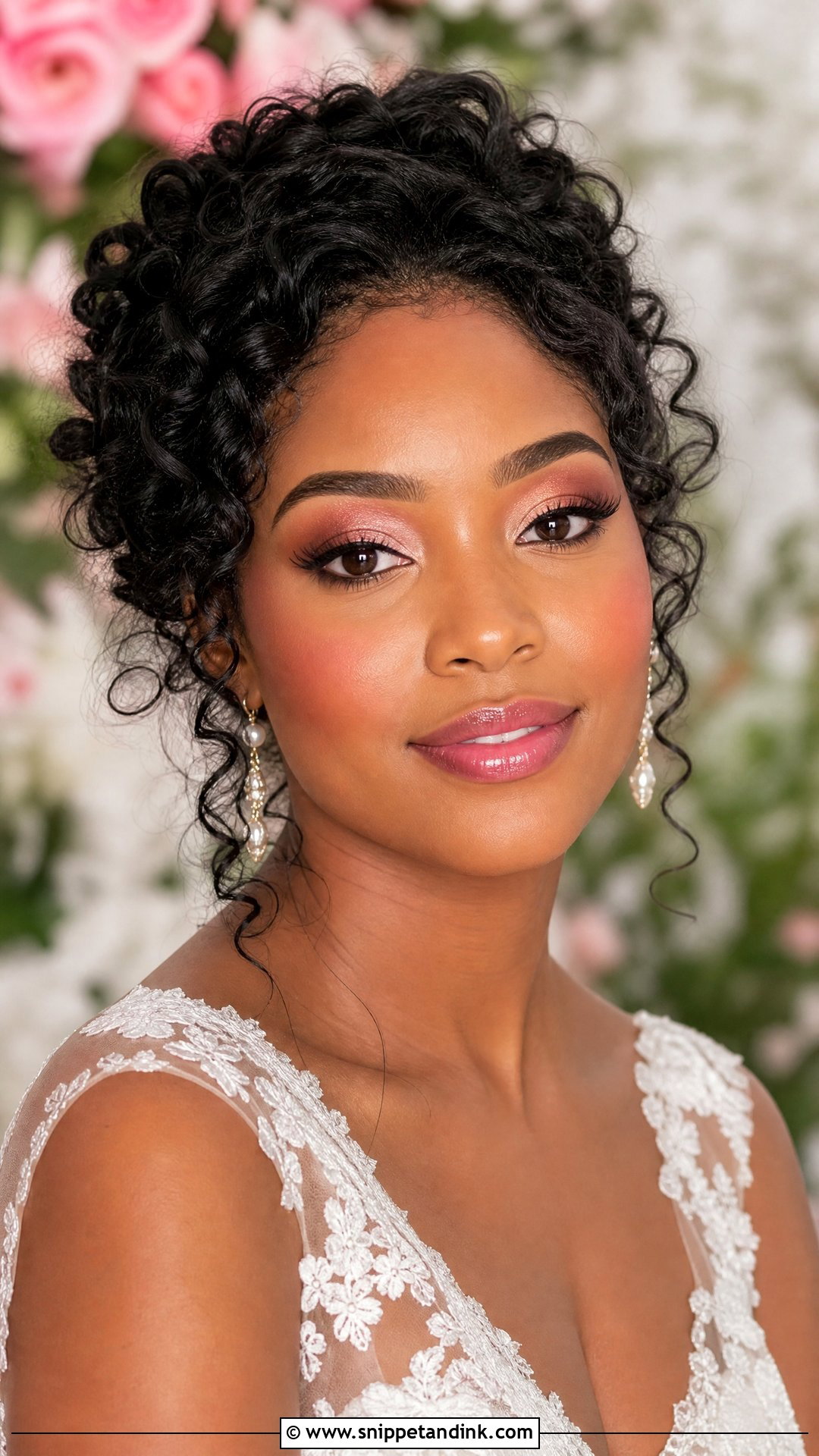 Pink Boho Bridal Makeup - Snippet and Ink - 20 Boho Wedding Makeup Ideas