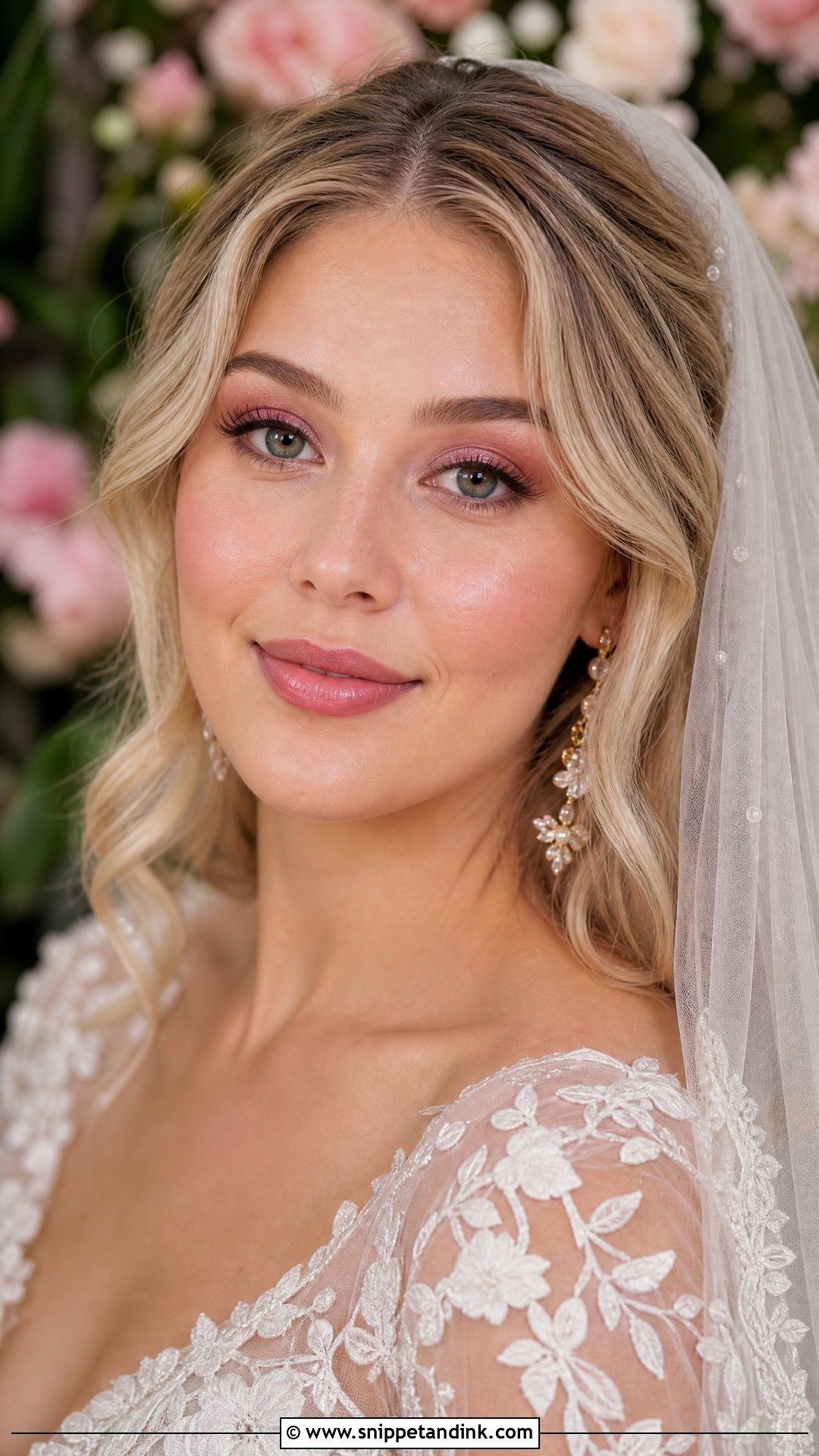 Pink Bridal Eyeshadow - Snippet and Ink - 25 Bridal Eyeshadow Ideas