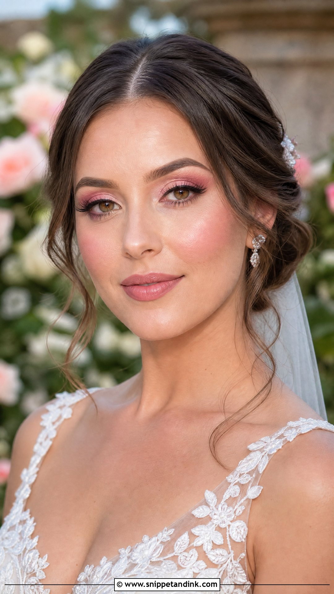 Pink Bridal Eyeshadow - Snippet and Ink - 25 Bridal Eyeshadow Looks