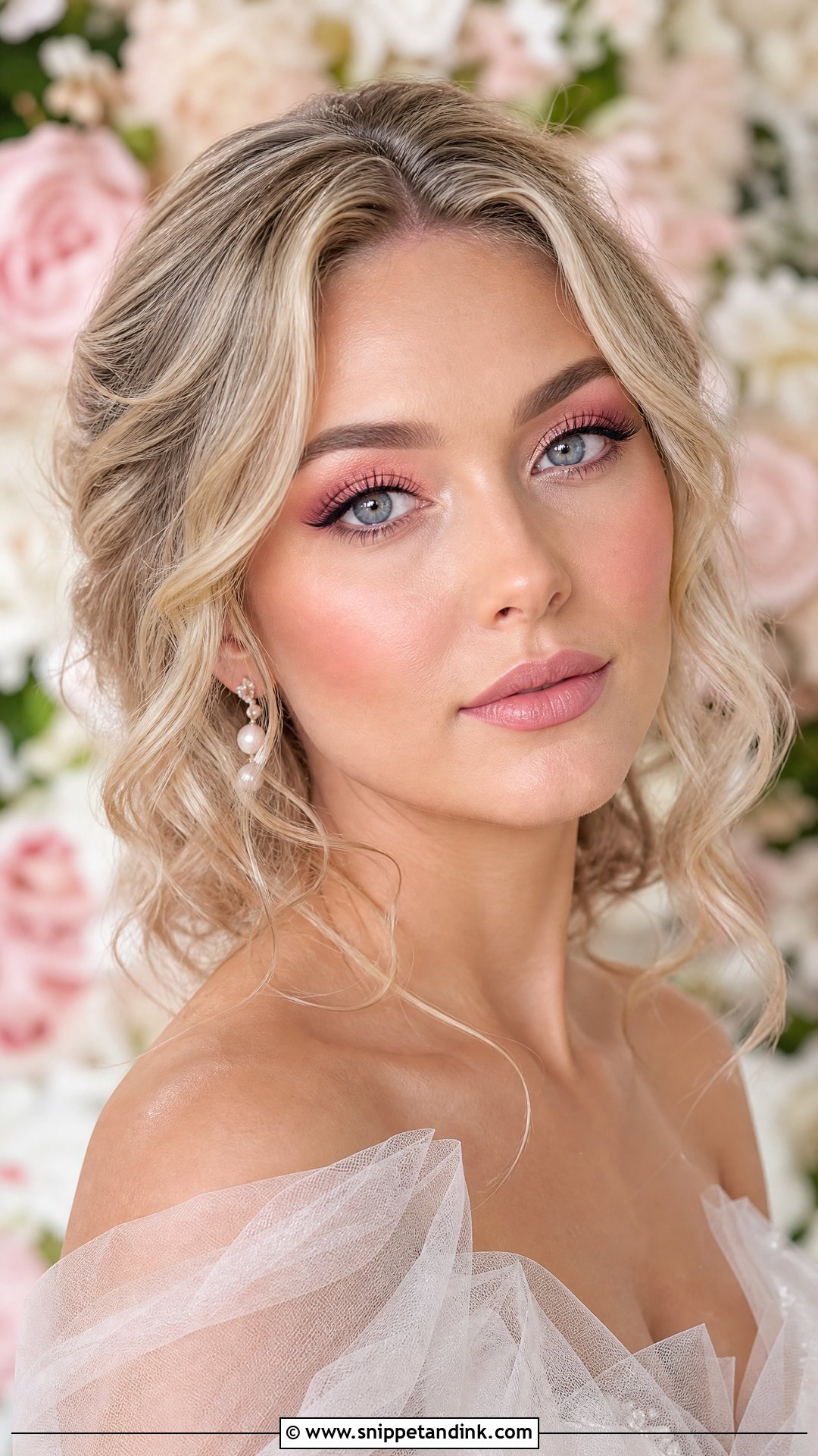 Pink Bridal HD Makeup - Snippet and Ink - 20 Bridal HD Makeup Ideas