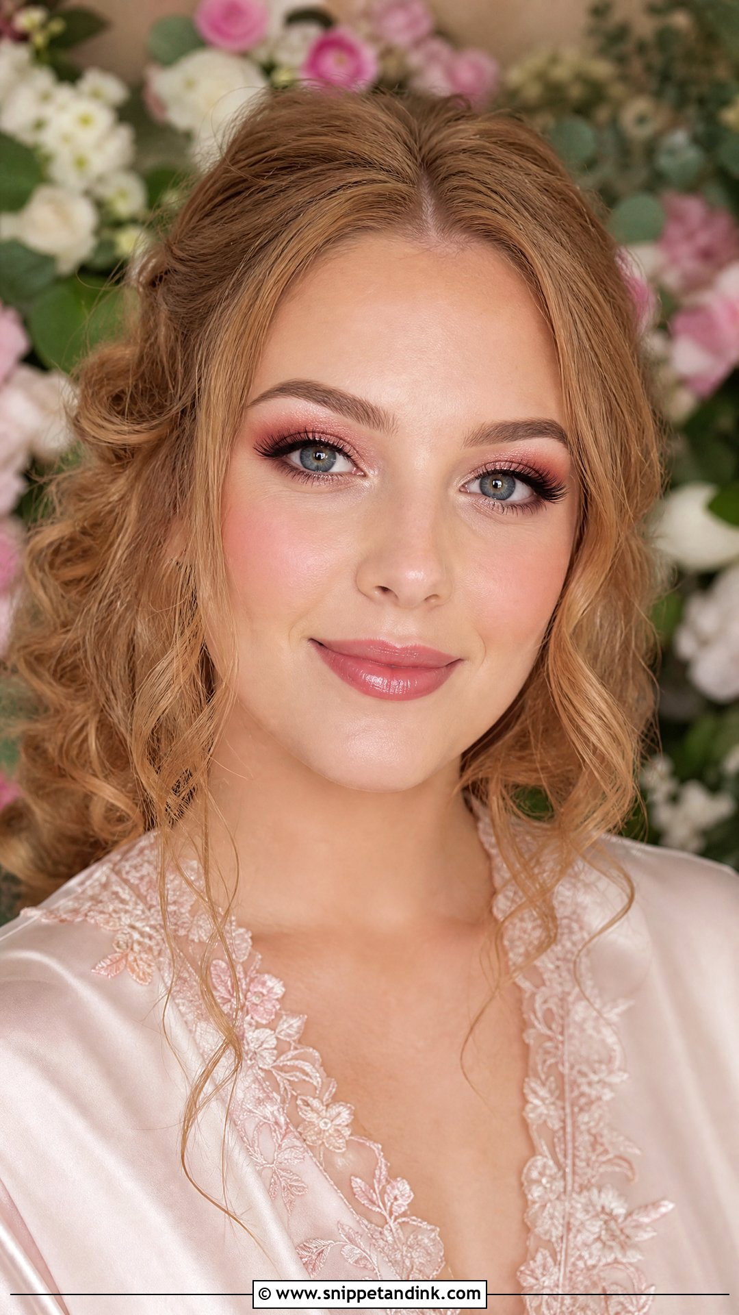 Pink Bridal Makeup - Snippet and Ink - 20 Makeup Inspo for Wedding Ideas