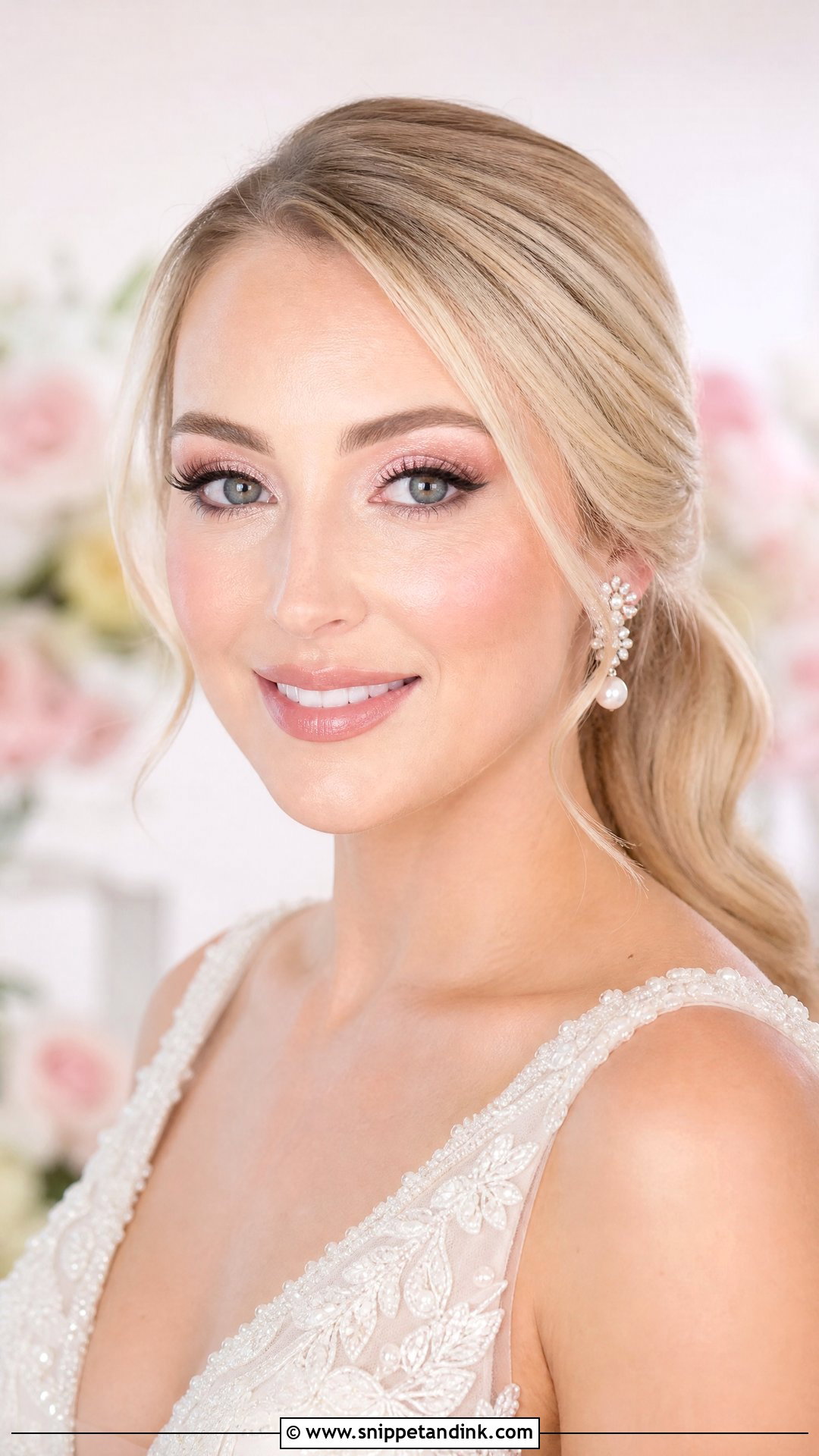 Pink Bridal Makeup - Snippet and Ink - 20 Natural Bridal Glam Ideas