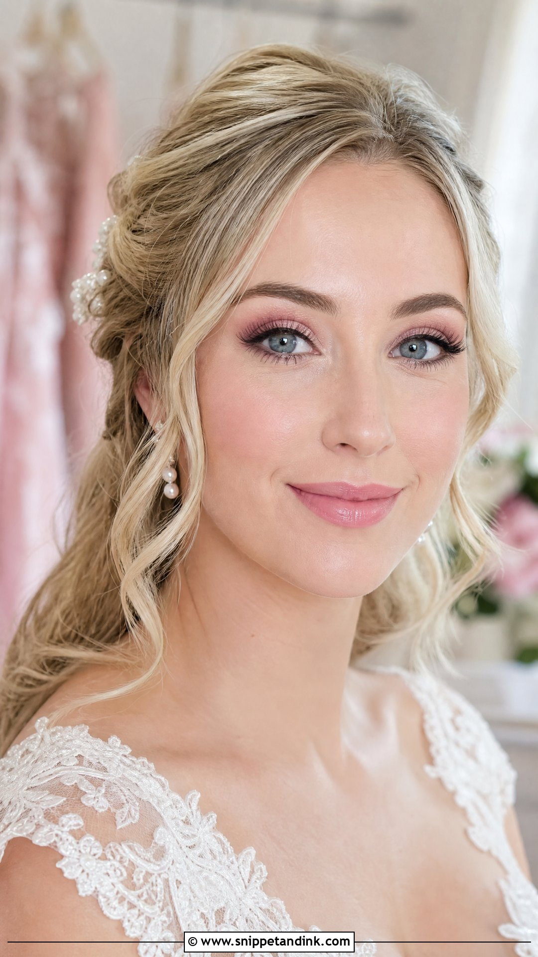 Pink Bridal Makeup - Snippet and Ink - 20 Simple Bridal Makeup Look Ideas