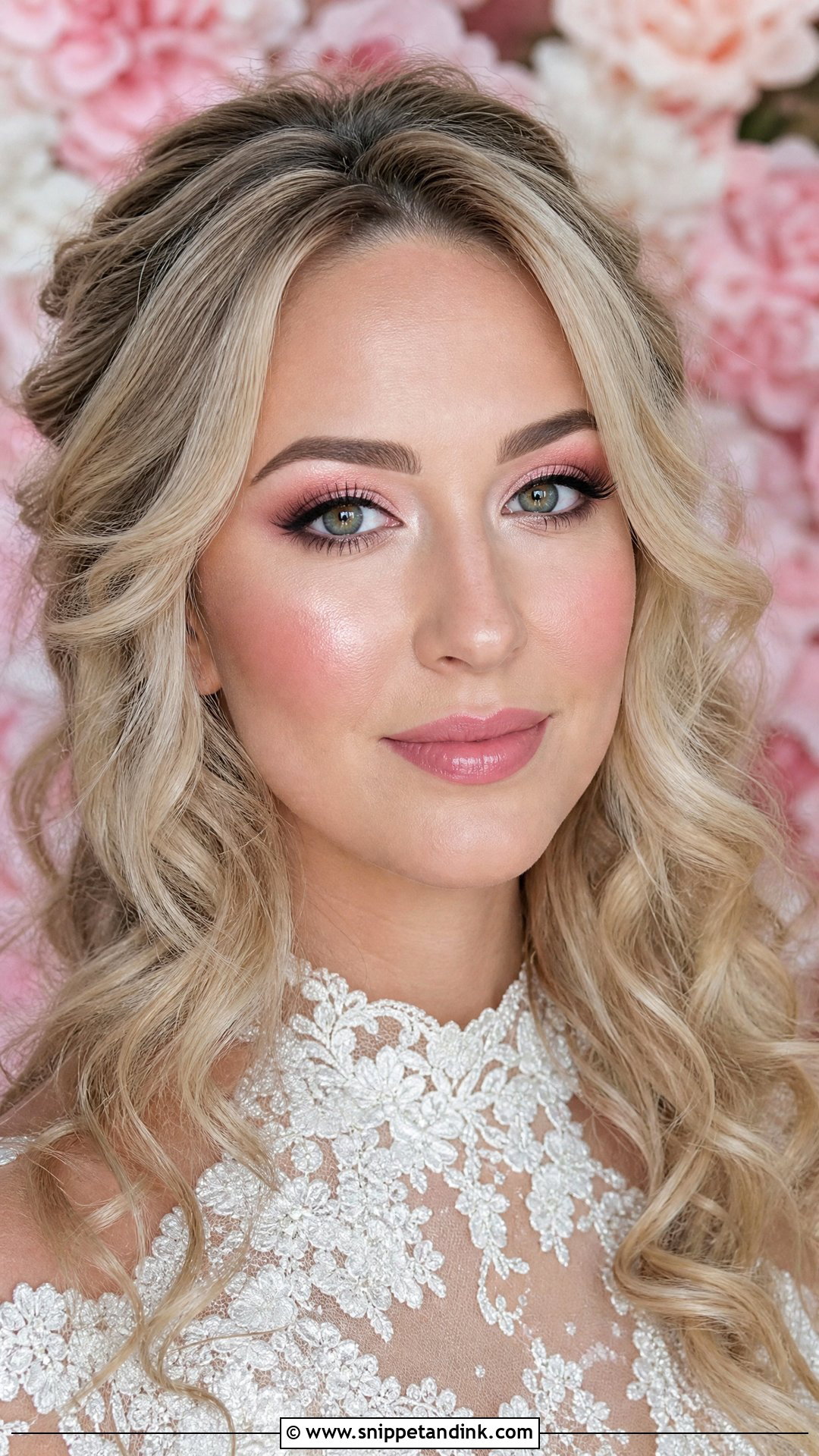Pink Bridal Makeup - Snippet and Ink - 20 Wedding Makeup Inspo Brides