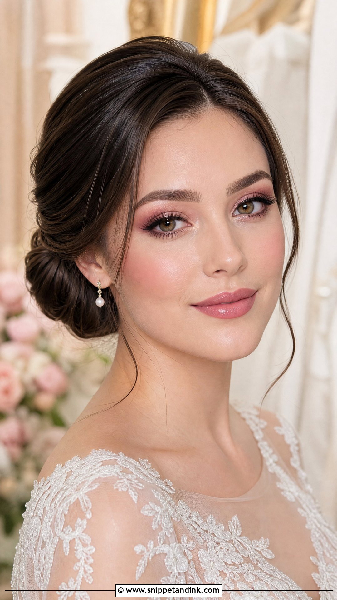 Pink Bridal Makeup - Snippet and Ink - 25 Natural Glowy Bridal Makeup Ideas