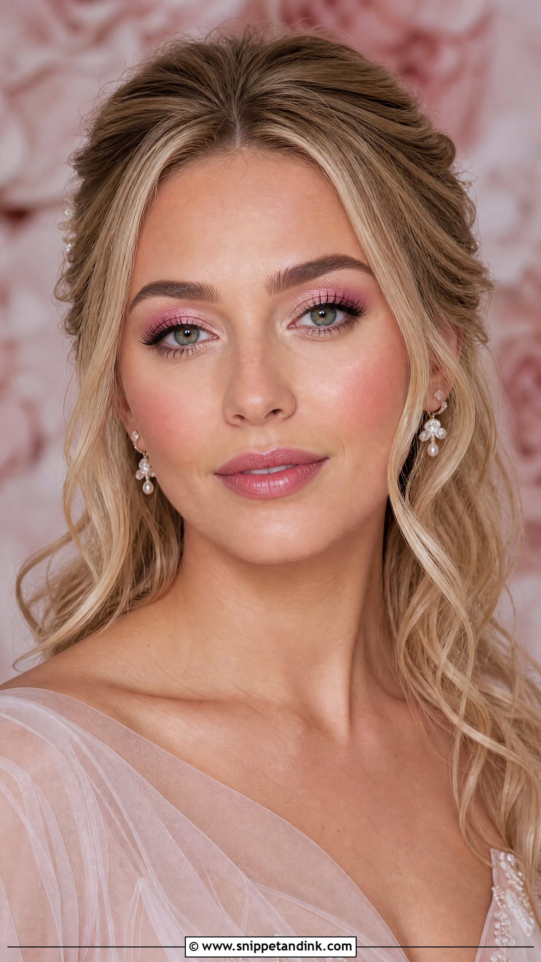 Pink Bridal Makeup - Snippet and Ink - 25 Simple Wedding Makeup for Bride Ideas