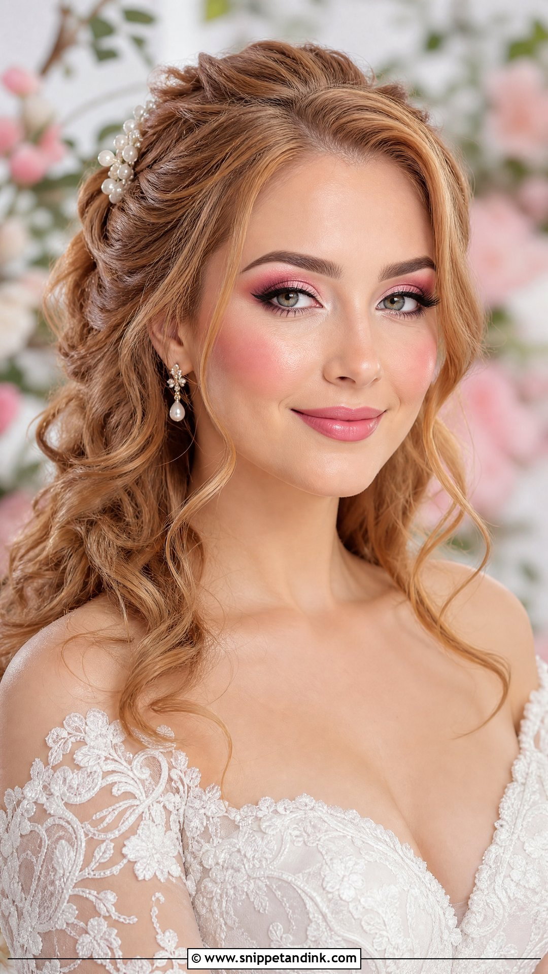 Pink Bridal Makeup - Snippet and Ink - 25 Wedding Brides Makeup Ideas