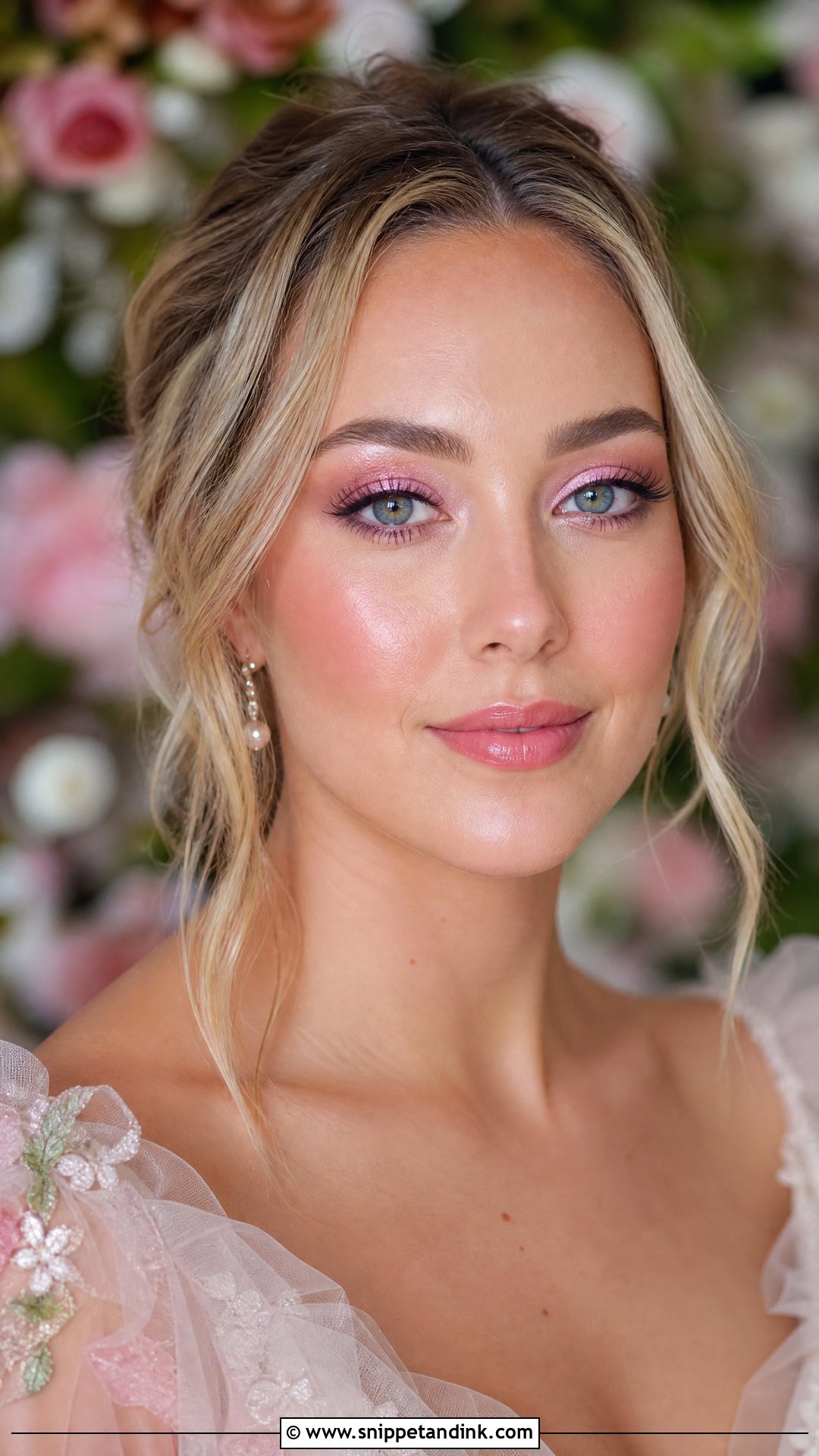 Pink Bridal Makeup - Snippet and Ink - 25 Wedding Day Bridal Makeup Looks