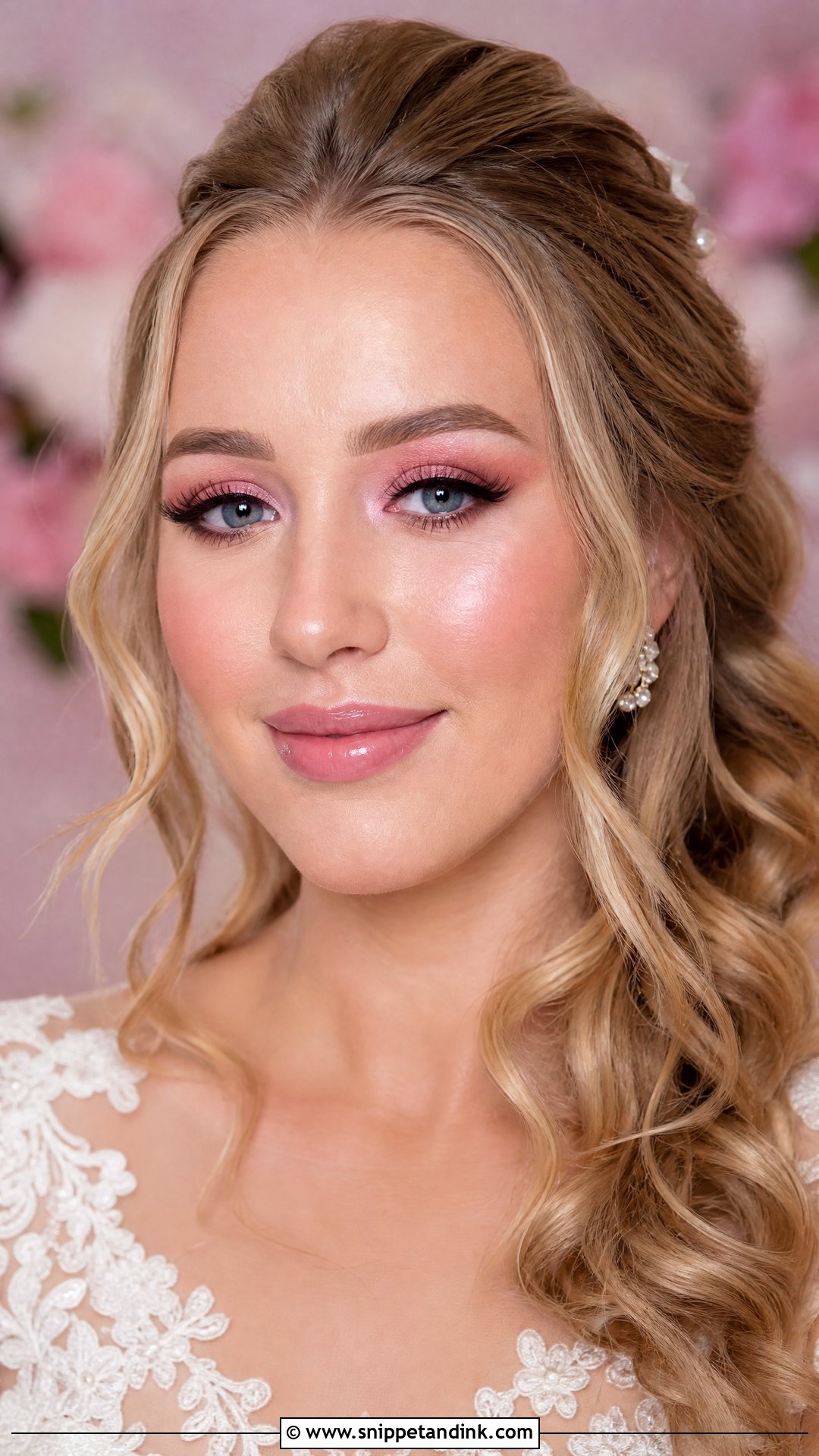 Pink Bridal Makeup - Snippet and Ink - 25 Wedding Makeup Inspiration Ideas