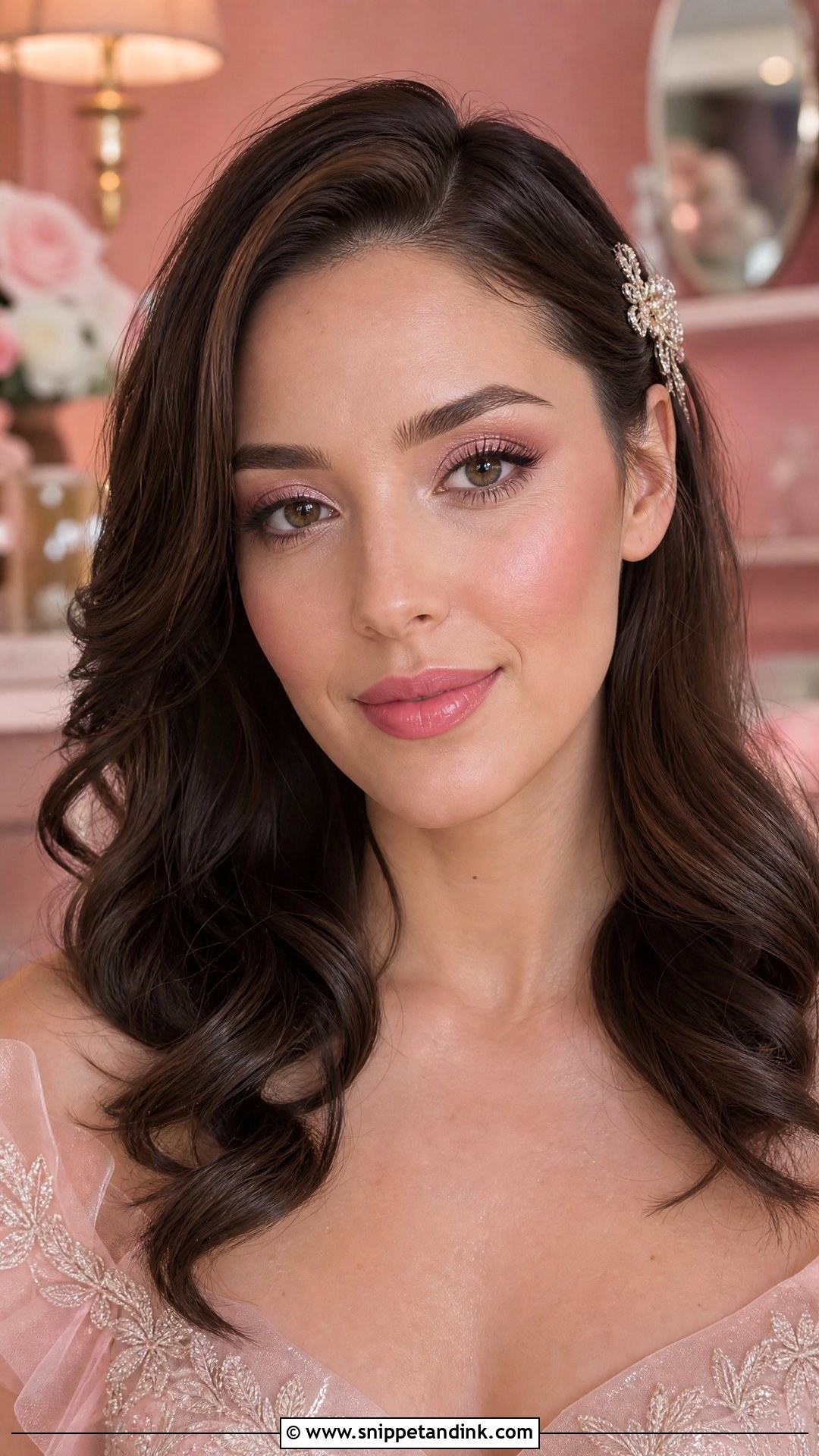 Pink Bridal Makeup - Snippet and Ink - 35 Bride Makeup Ideas