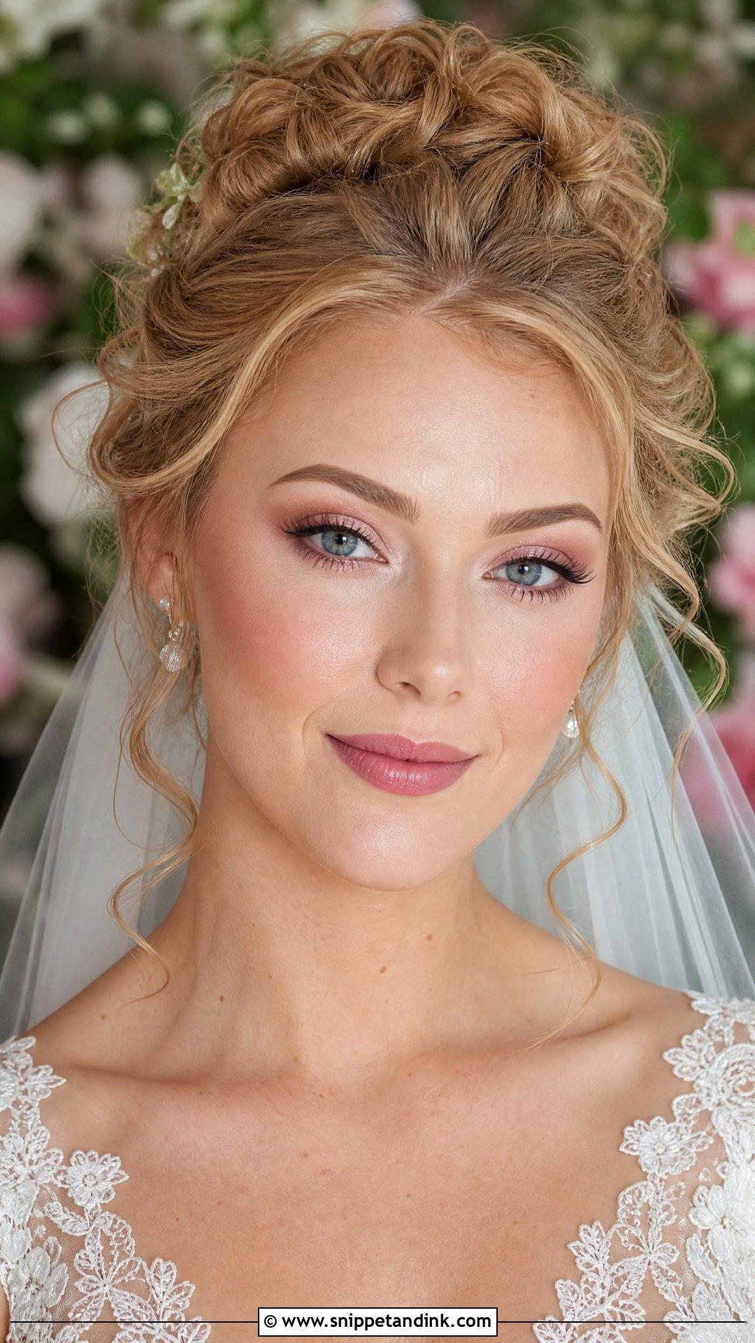 Pink Bridal Makeup - Snippet and Ink - 20 Brides Make Up Wedding Ideas