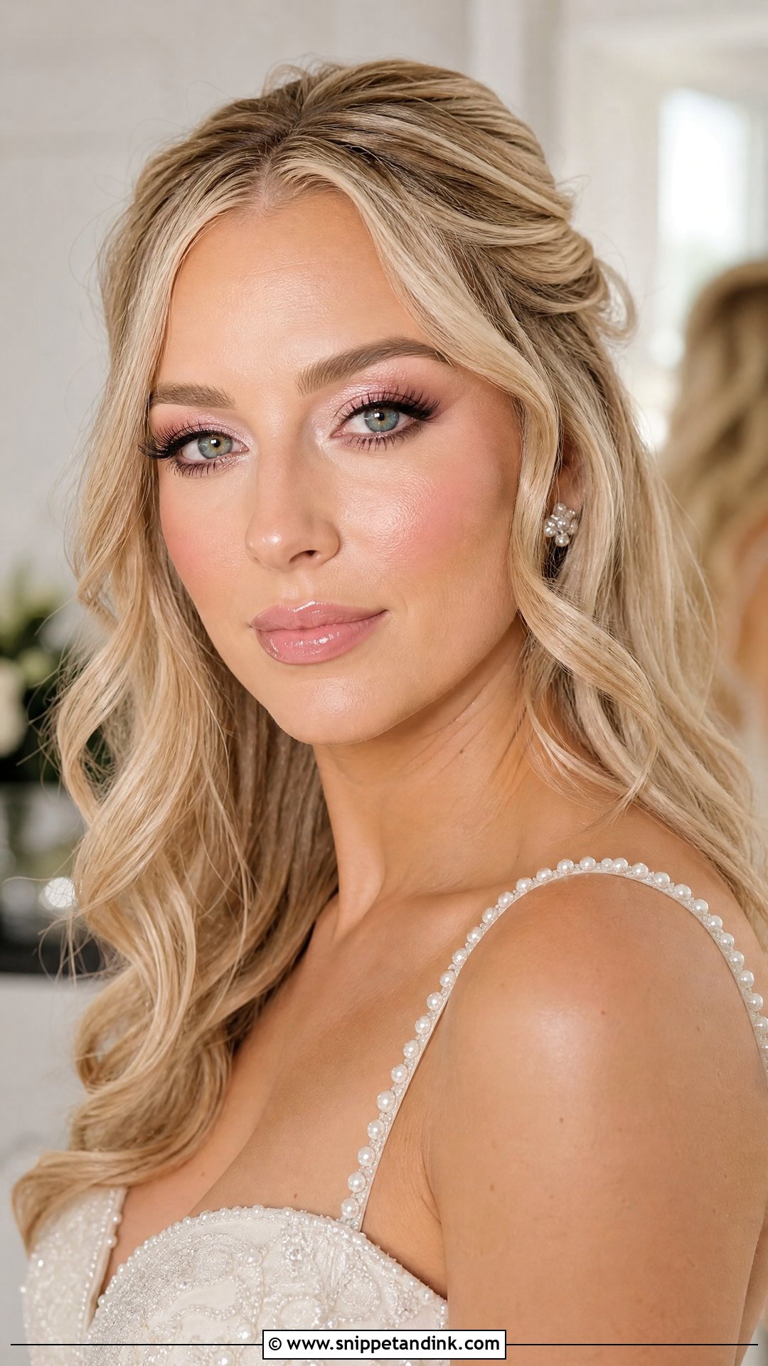 Pink Bridal Makeup For Blonde Brides - Snippet and Ink - 25 Pink Wedding Makeup Brides