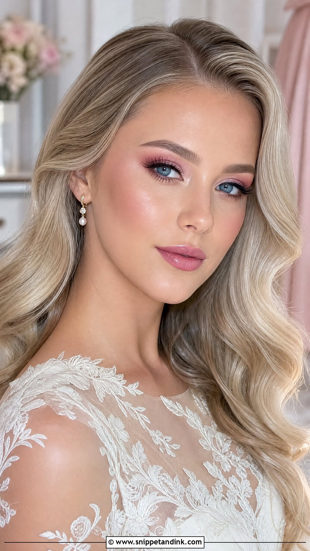 Pink Bridal Makeup For Blondes Blue Eyes - Snippet and Ink - 20 Bridal Makeup for Blondes Blue Eyes