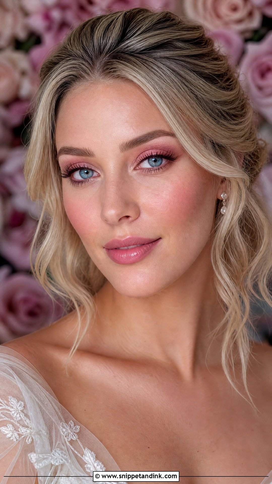 Pink Bridal Makeup For Blue Eyes - Snippet and Ink - 20 Soft Bridal Makeup for Blue Eyes
