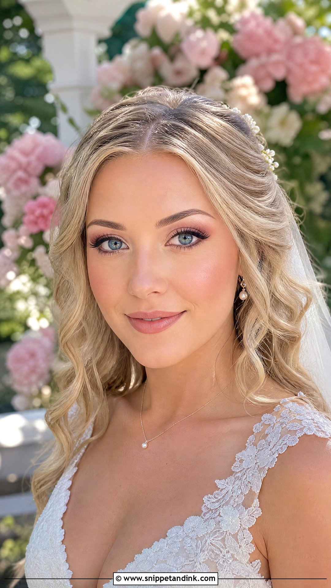 Pink Bridal Makeup For Blue Eyes - Snippet and Ink - 25 Pink Bridal Makeup Looks