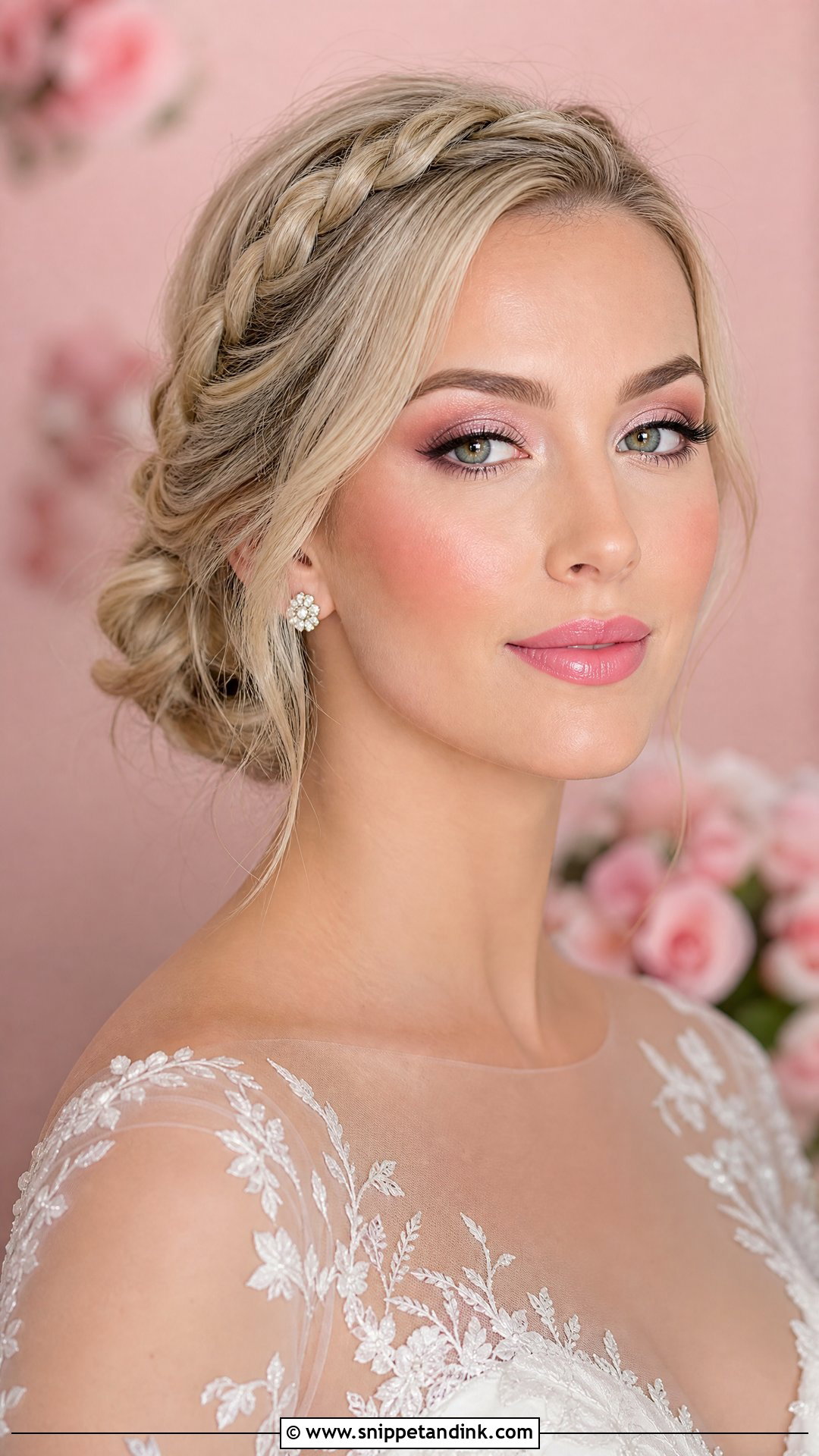 Pink Bridal Makeup For Blue Eyes - Snippet and Ink - 30 Soft Glam Bridal Makeup for Blue Eyes