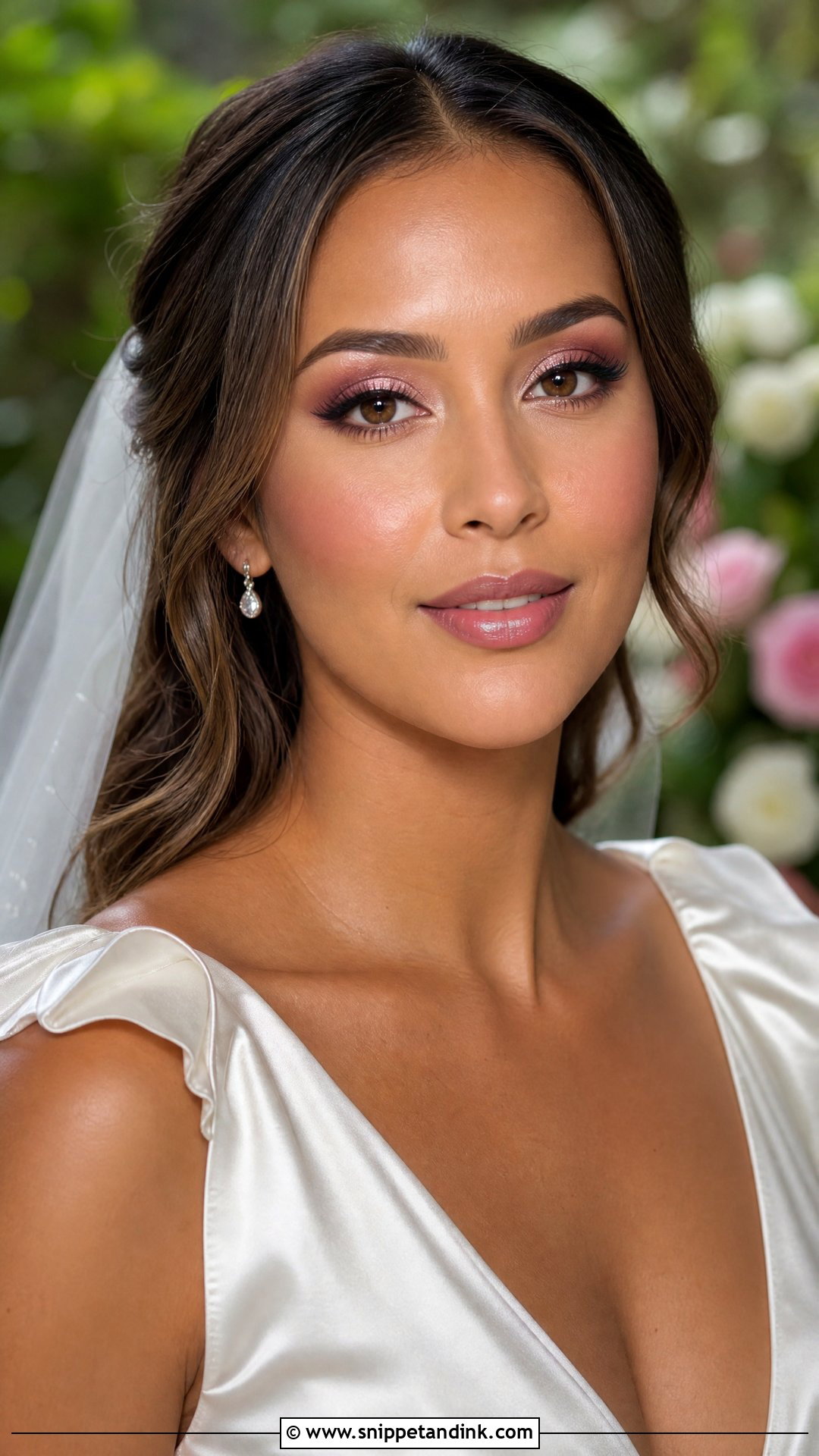 Pink Bridal Makeup For Brown Eyes - Snippet and Ink - 25 Pink Wedding Makeup Brides