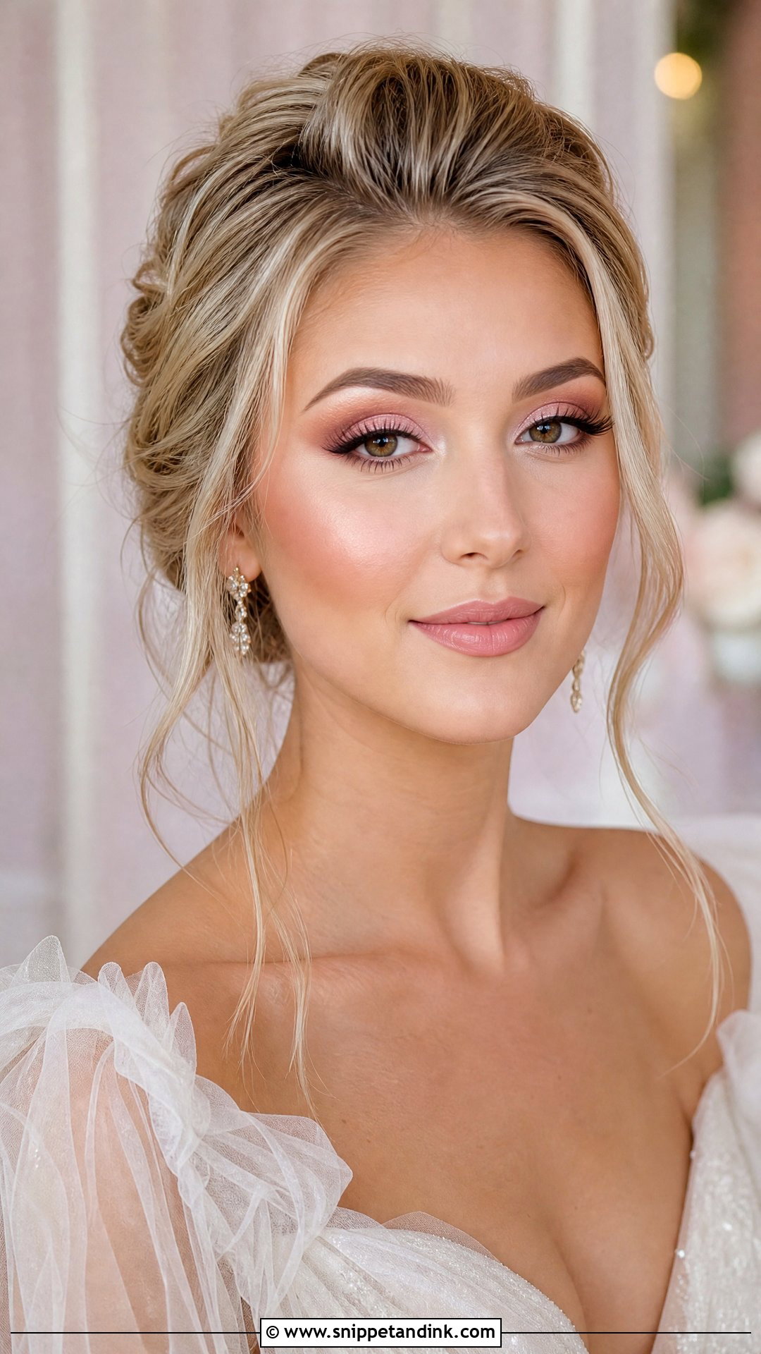 Pink Bridal Makeup For Brown Eyes - Snippet and Ink - 30 Romantic Bridal Wedding Makeup for Brown Eyes