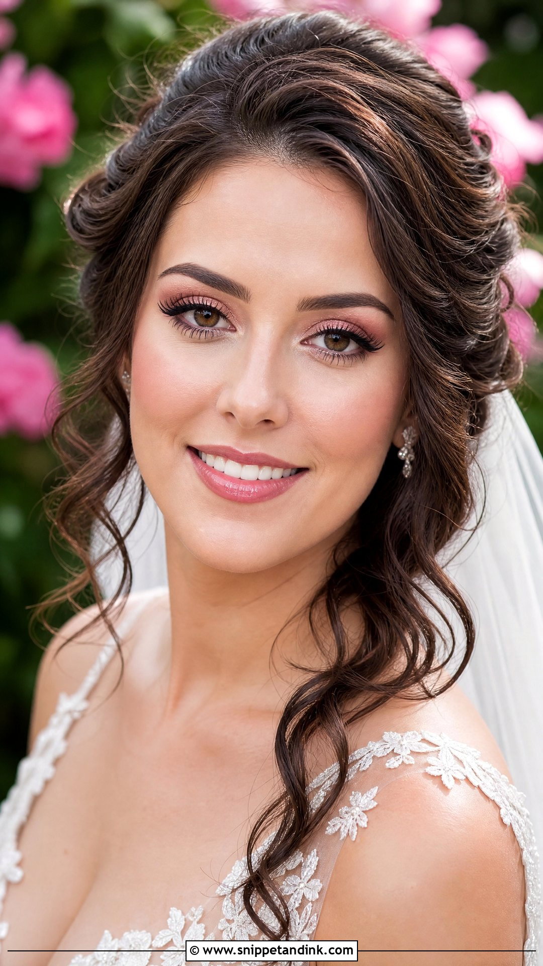 Pink Bridal Makeup For Brown Eyes Brunettes - Snippet and Ink - 25 Bridal Makeup for Brown Eyes Brunettes