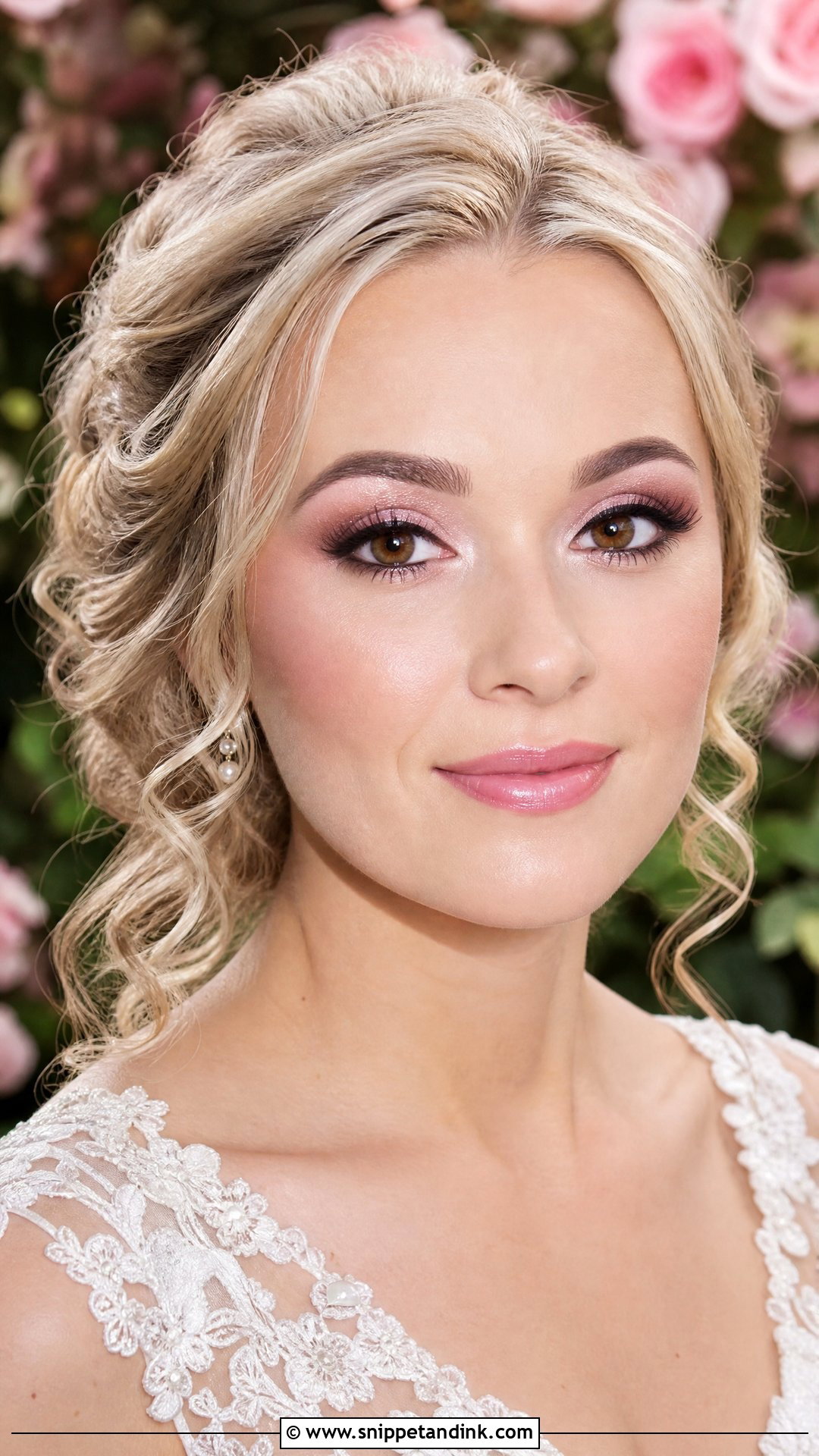 Pink Bridal Makeup For Brown Eyes - Snippet and Ink - 20 Bridal Wedding Makeup for Brown Eyes