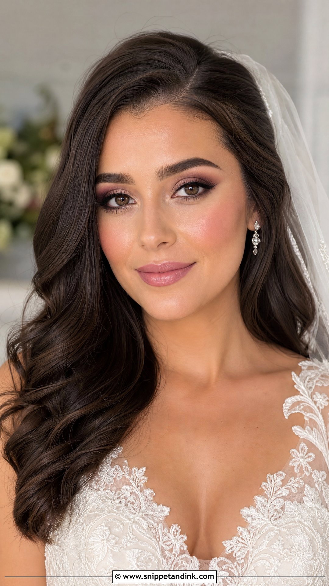 Pink Bridal Makeup For Brunette Brides - Snippet and Ink - 25 Pink Wedding Makeup Brides
