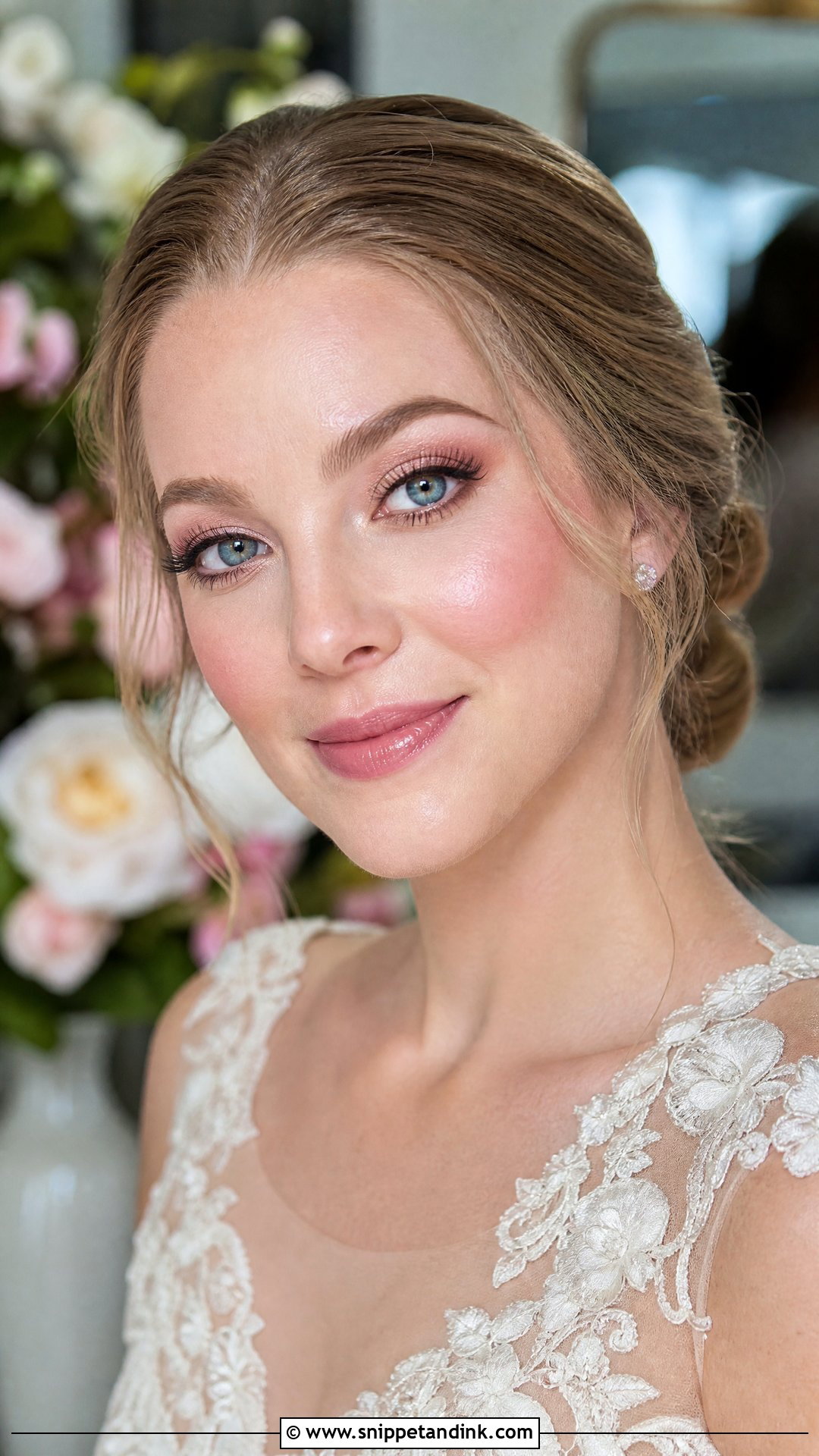 Pink Bridal Makeup For Fair Skin - Snippet and Ink - 20 Bridal Makeup Fair Skin Ideas
