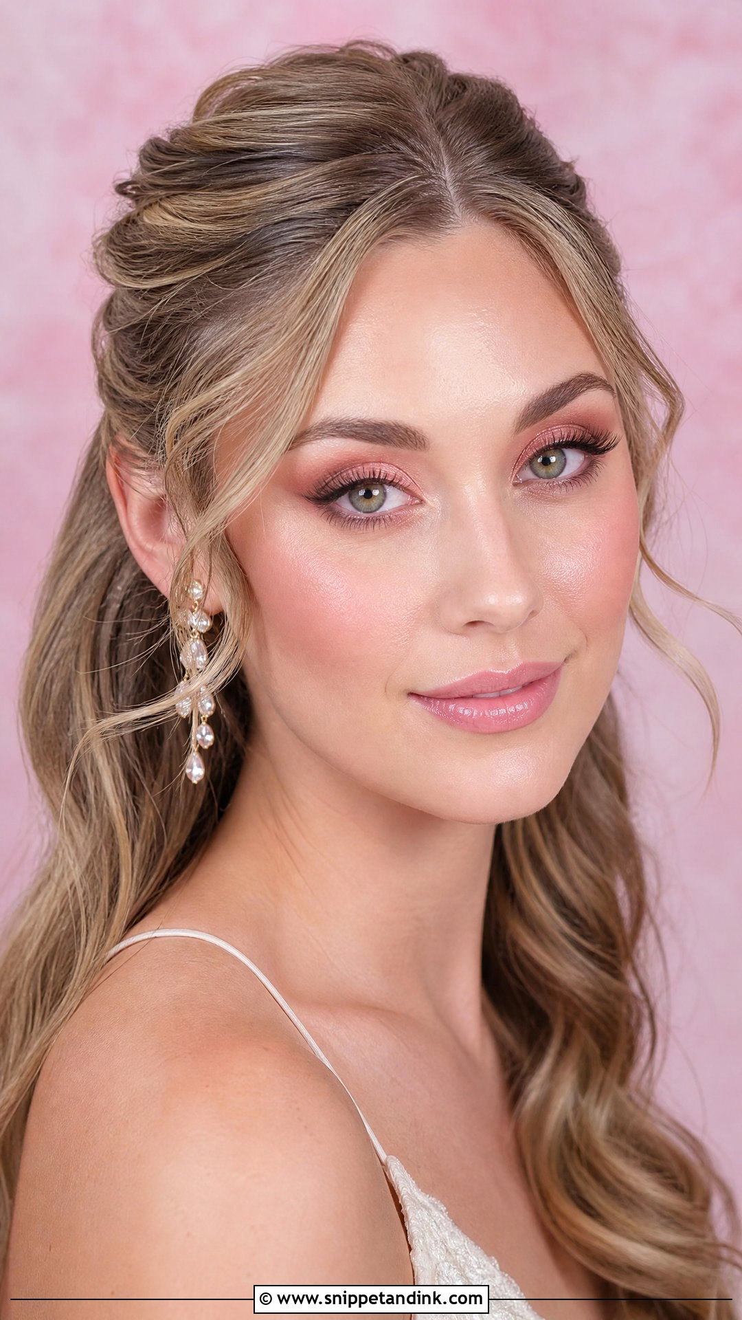 Pink Bridal Makeup For Green Eyes - Snippet and Ink - 20 Bridal Wedding Makeup for Green Eyes