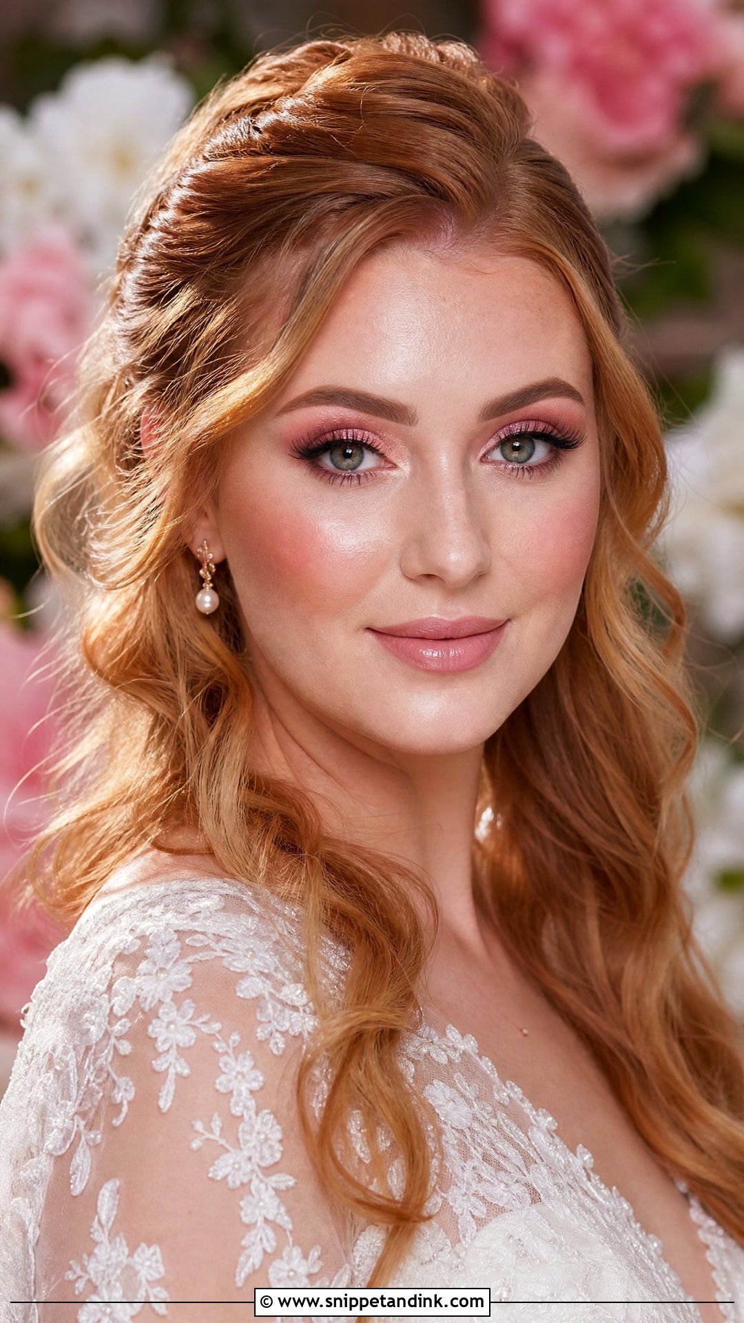 Pink Bridal Makeup For Green Eyes - Snippet and Ink - 25 Wedding Day Makeup for Bride Green Eyes