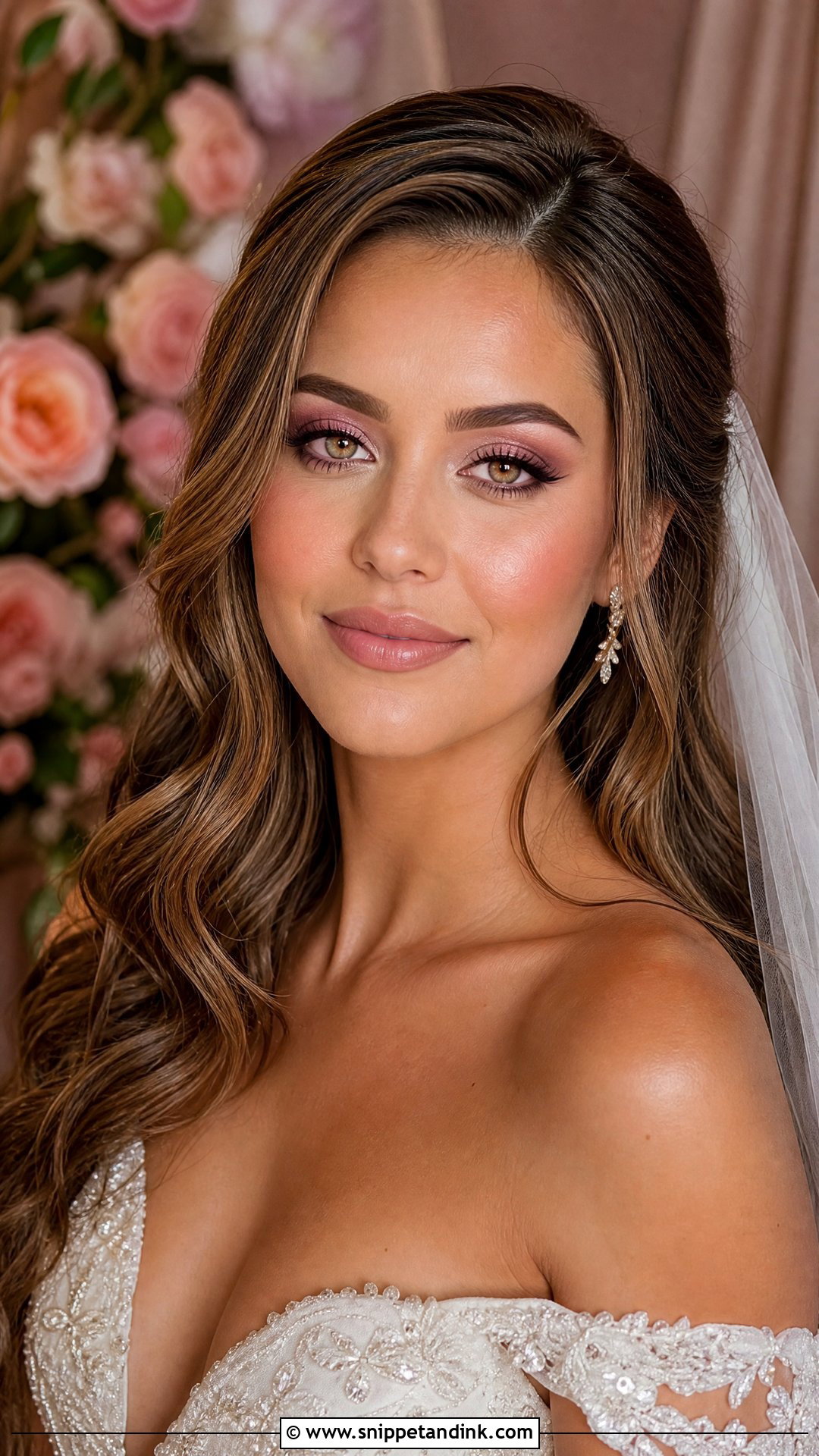 Pink Bridal Makeup For Hazel Eyes - Snippet and Ink - 25 Pink Bridal Makeup Looks