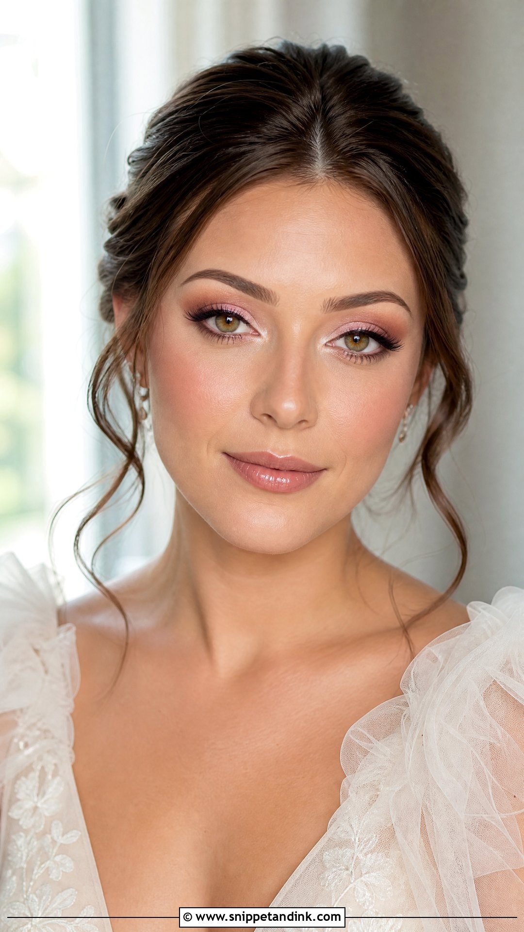 Pink Bridal Makeup For Hazel Eyes Brunettes - Snippet and Ink - 20 Bridal Makeup for Hazel Eyes Brunettes