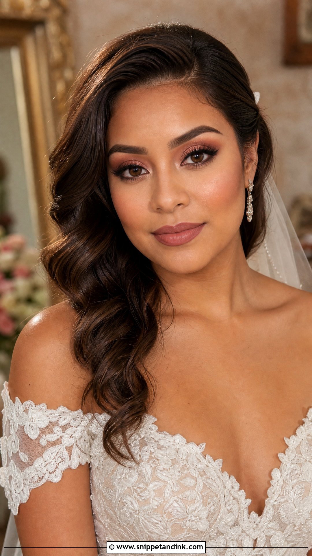 Pink Bridal Makeup For Latina Brides - Snippet and Ink - 25 Pink Wedding Makeup Brides