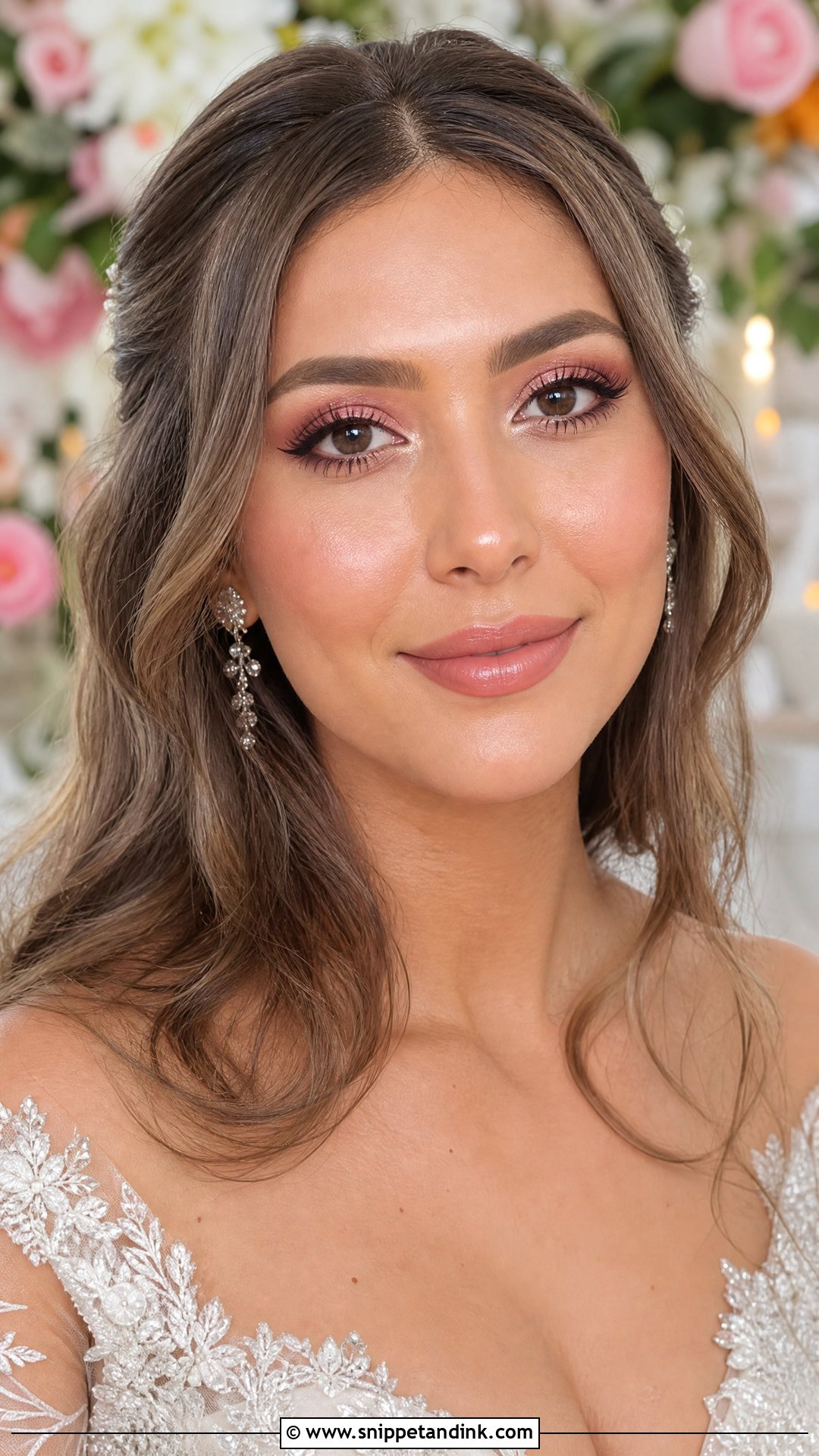 Pink Bridal Makeup For Olive Skin - Snippet and Ink - 20 Wedding Makeup Olive Skin Ideas