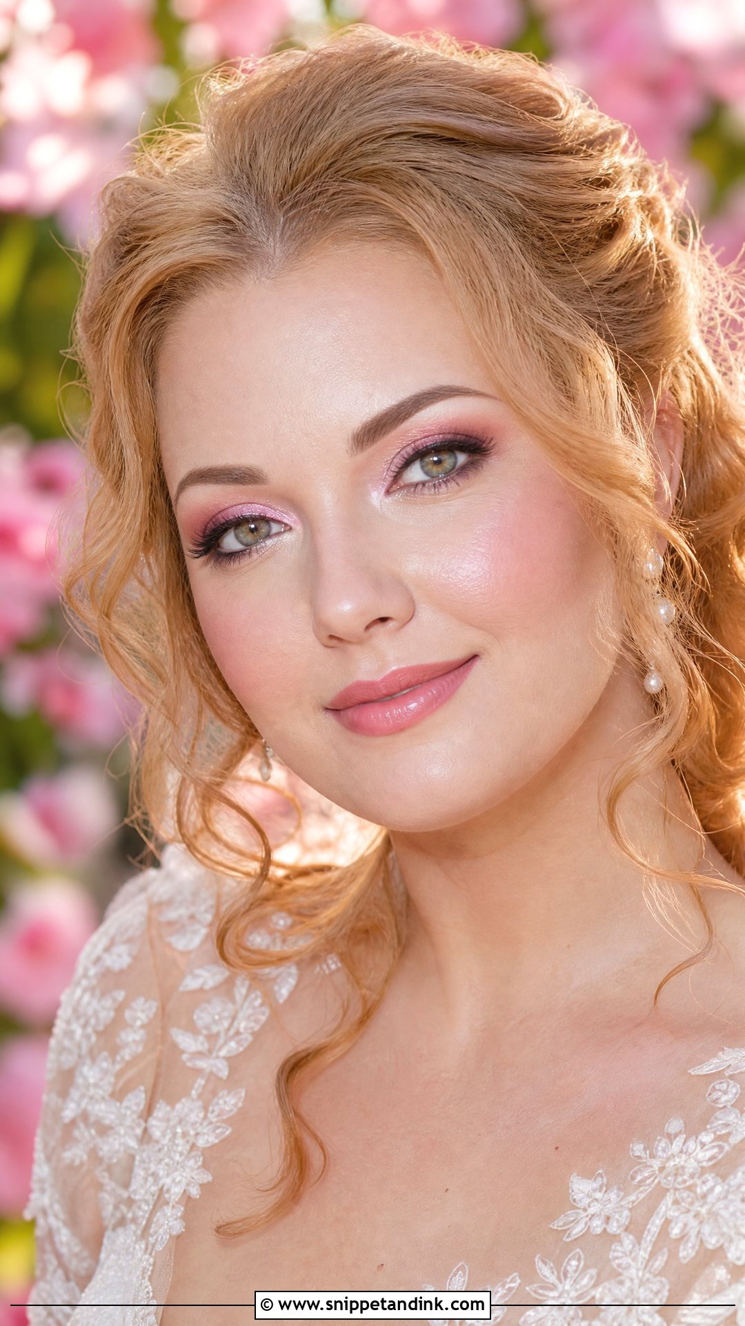 Pink Bridal Makeup For Round Face - Snippet and Ink - 20 Bridal Makeup for Round Face Ideas