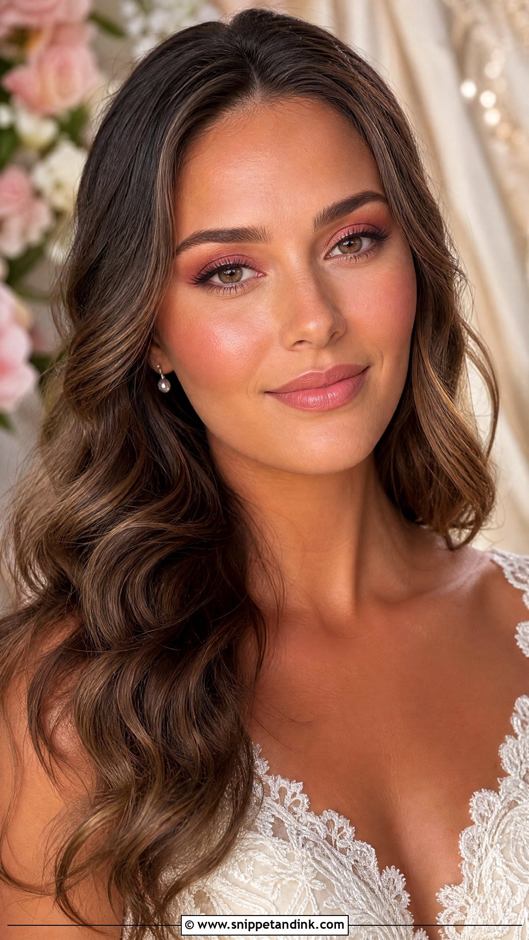 Pink Bridal Makeup For Tan Skin - Snippet and Ink - 20 Bridal Makeup Tan Skin Ideas
