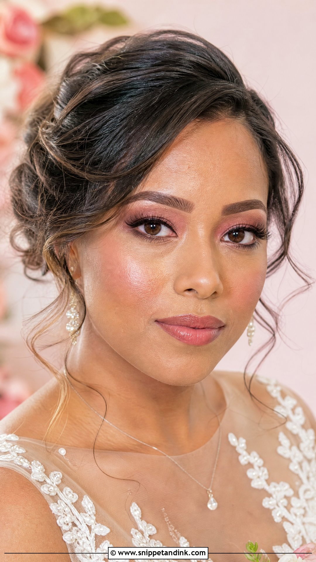 Pink Bridal Makeup On Brown Skin - Snippet and Ink - 20 Bridal Makeup on Brown Skin Ideas