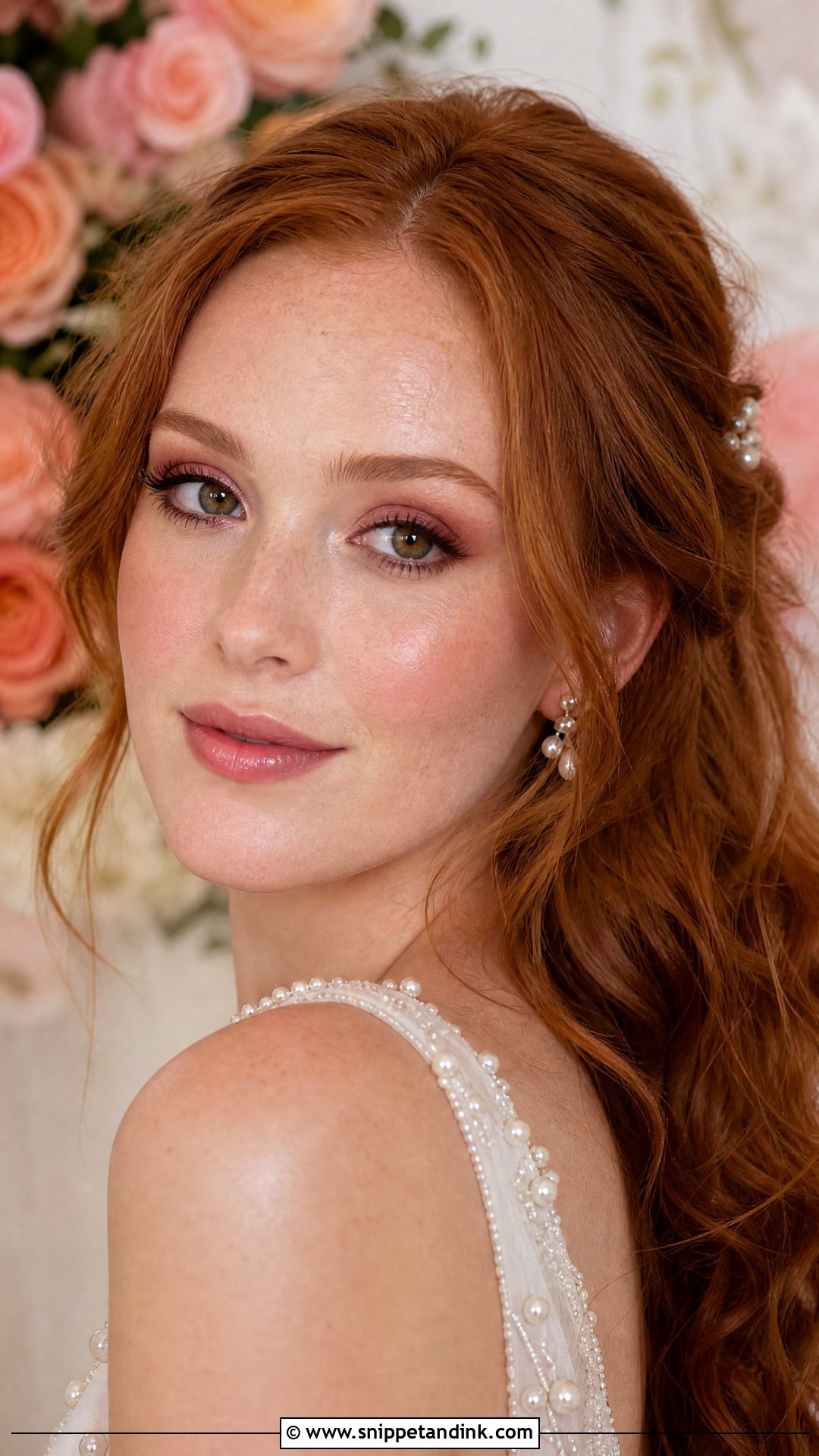 Pink Bridal Makeup With Red Hair - Snippet and Ink - 25 Pink Bridal Makeup Looks