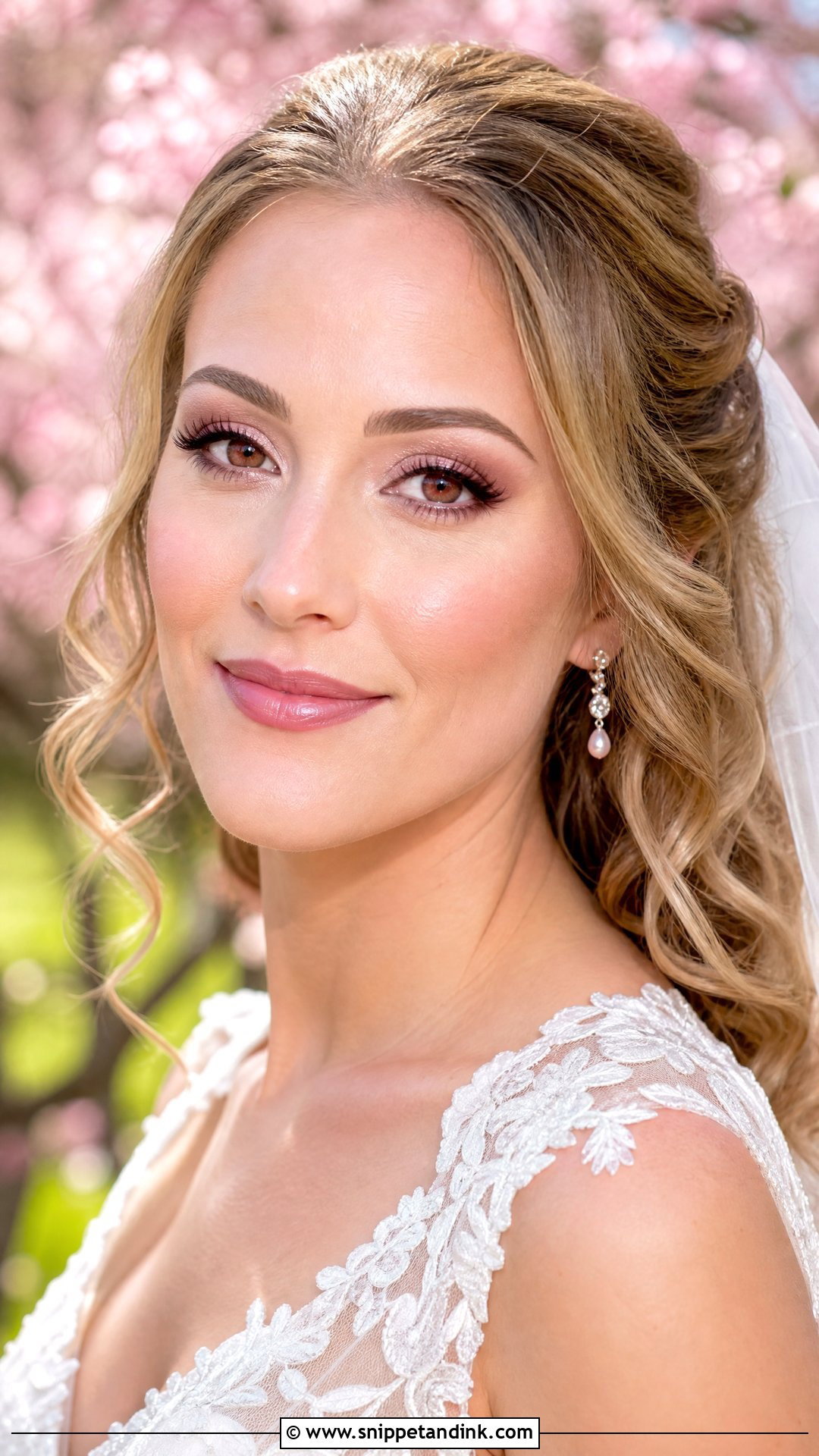 Pink Bridal Makeup for Brown Eyes - Snippet and Ink - 20 Wedding Bride Makeup for Brown Eyes