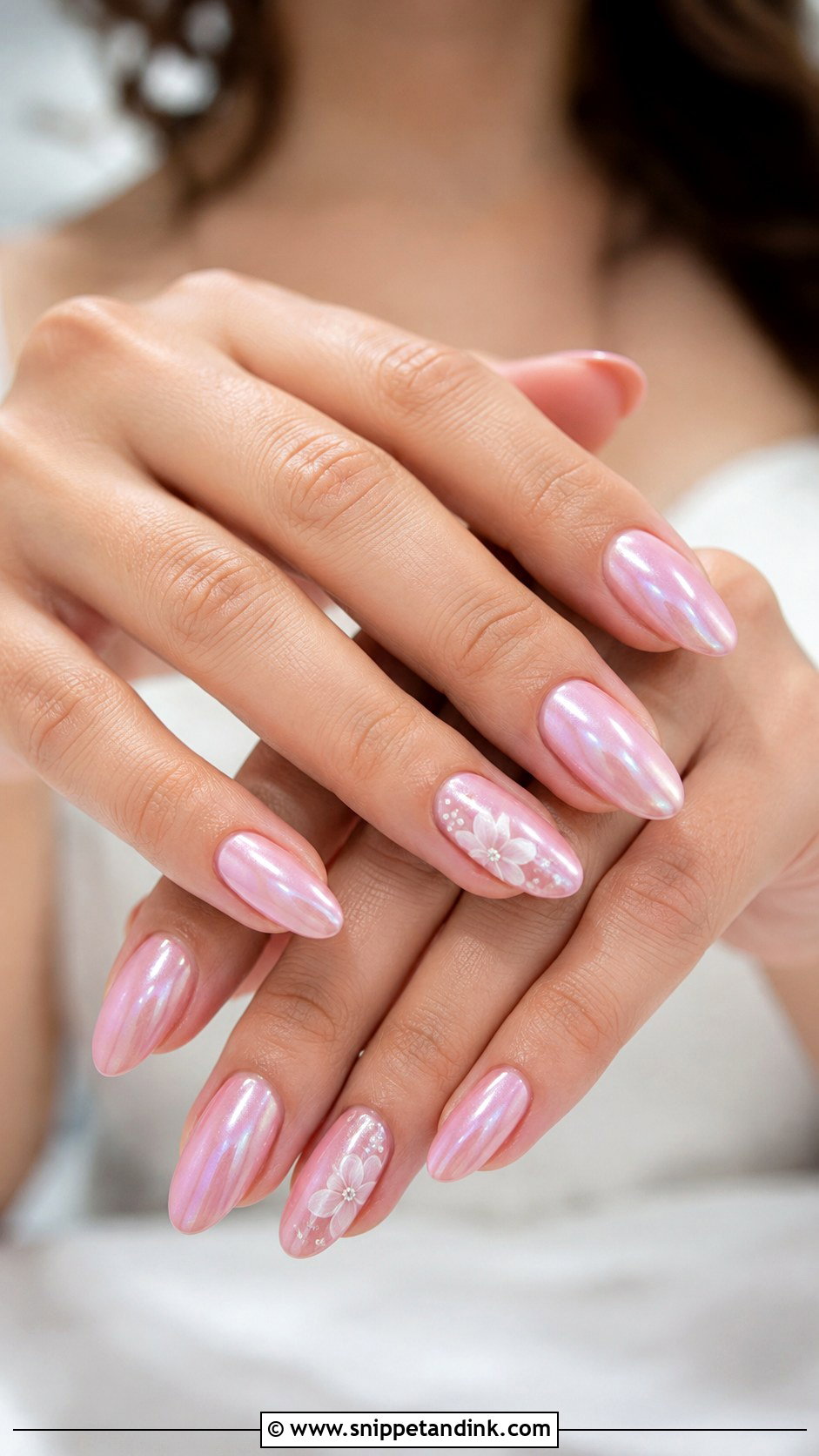 Pink Bridal Wedding Nails - Snippet and Ink - 20 Wedding Nails for Indian Bride